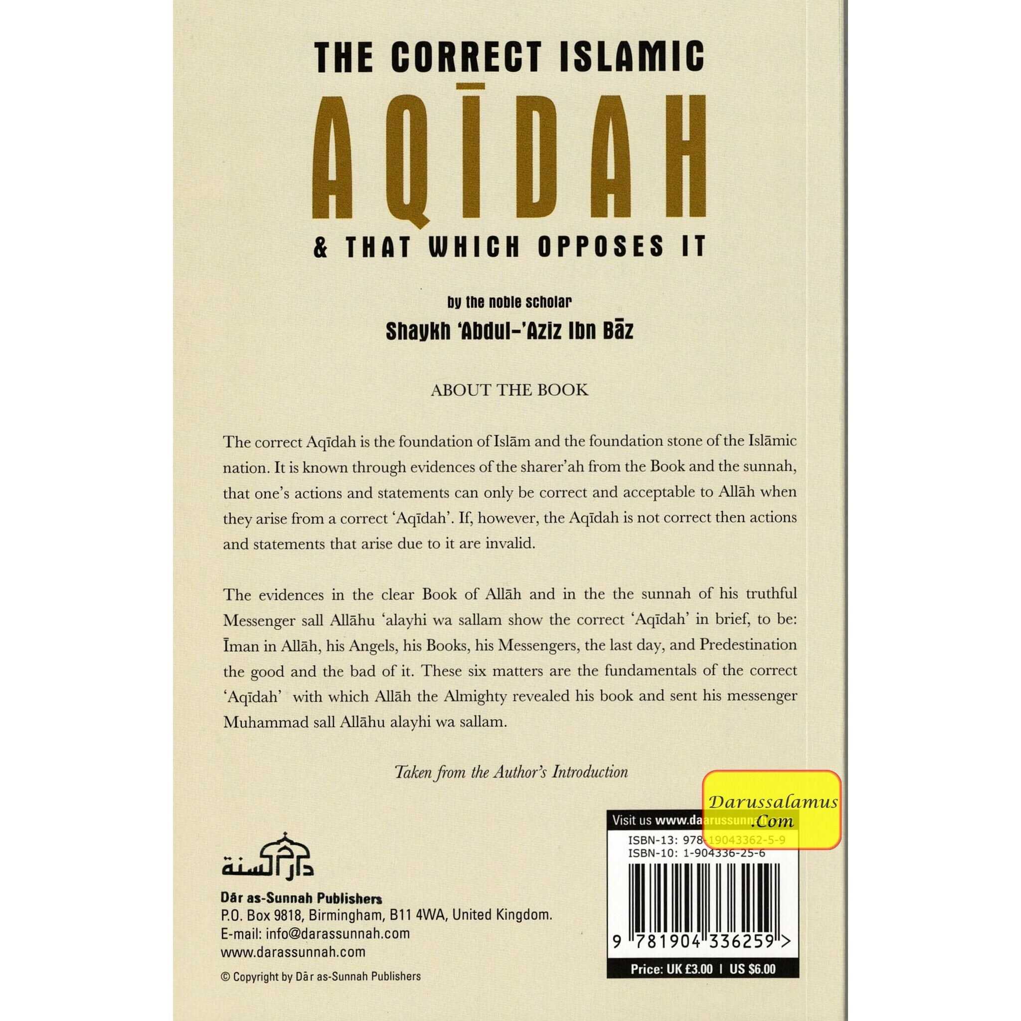 Correct islamic Aqidah & that which opposes it、mySite、topwebapps