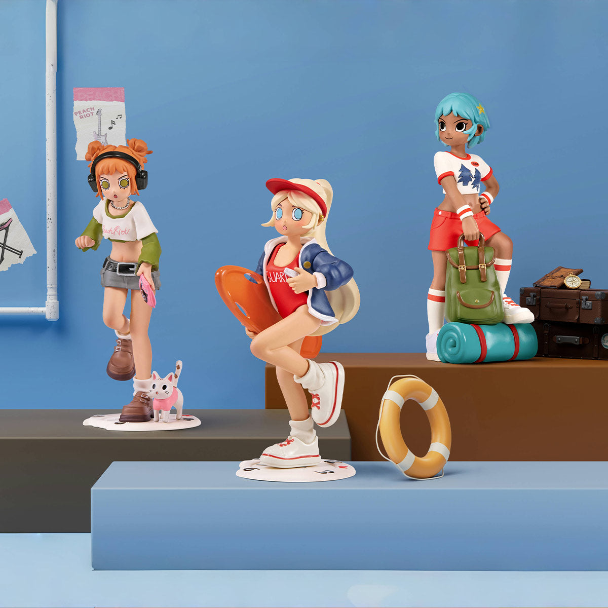  Peach Riot Rush Hour Series Figures、mySite、greenlandpopulation