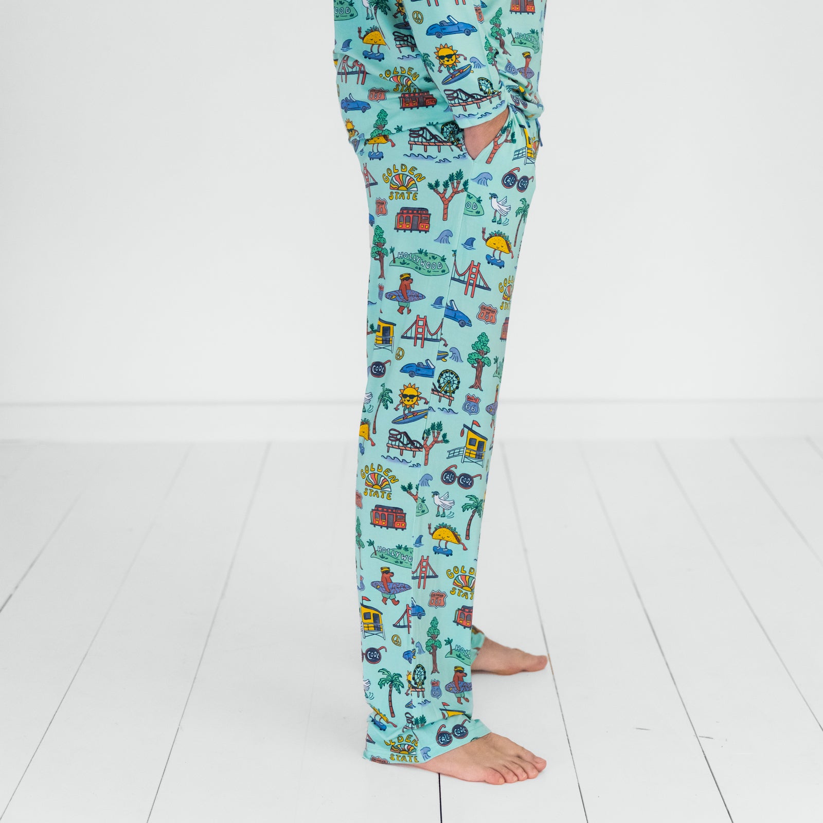 Golden State Men's Pajama Pants、mySite、g9winljtr