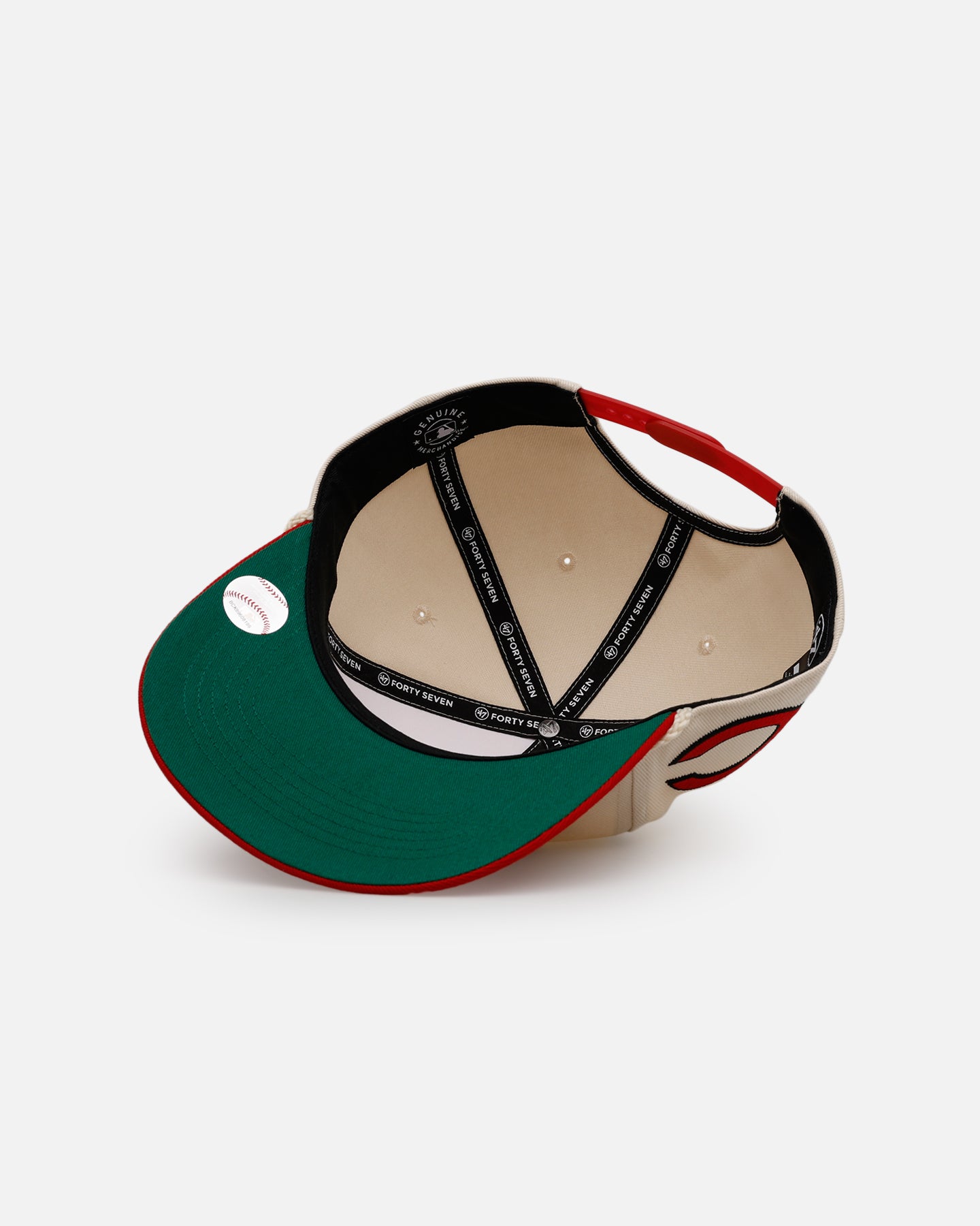 47 Brand Cincinnati Reds 'MLB Opening Day' Script Hitch Snapback Natural、mySite、zt4zffjzw