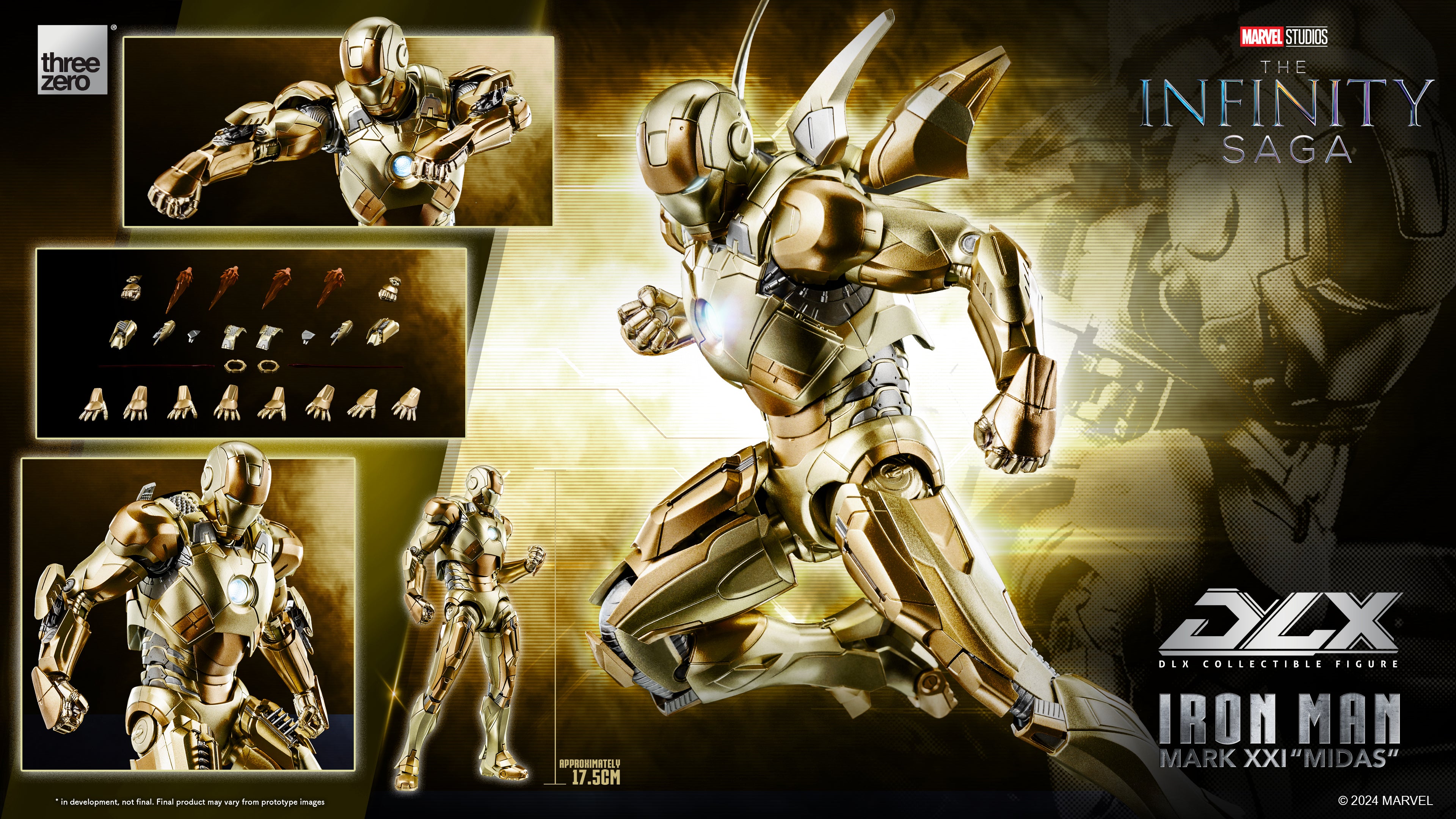 Threezero Avengers: The Infinity Saga DLX Iron Man Mark XXI Midas、mySite、hgirdovlk