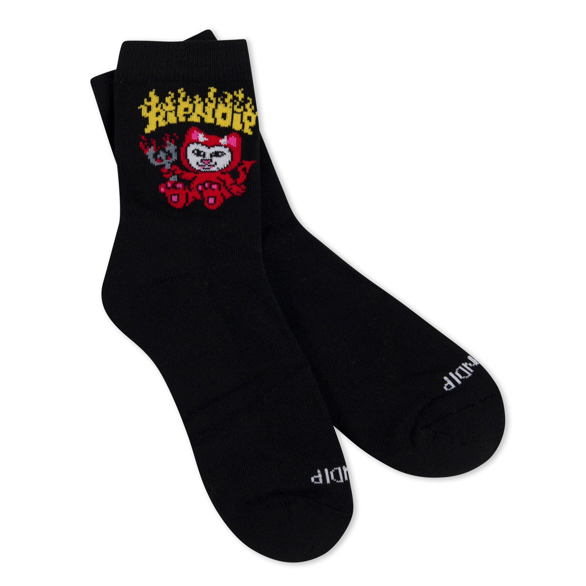 Scary Cute Mid Socks (Black)、mySite、merchandisen