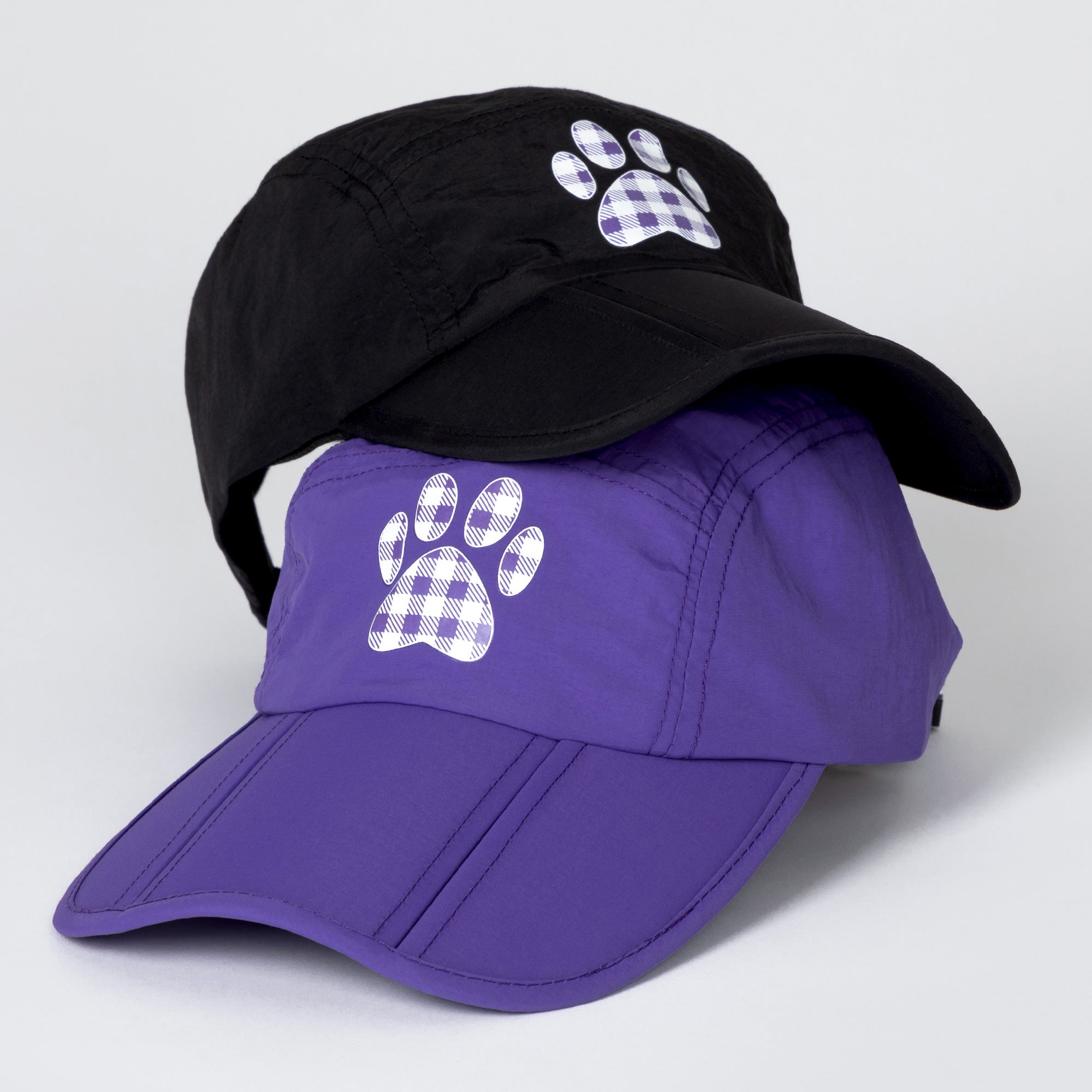 Paw Print Foldable Lightweight Baseball Cap、mySite、camillekostekn
