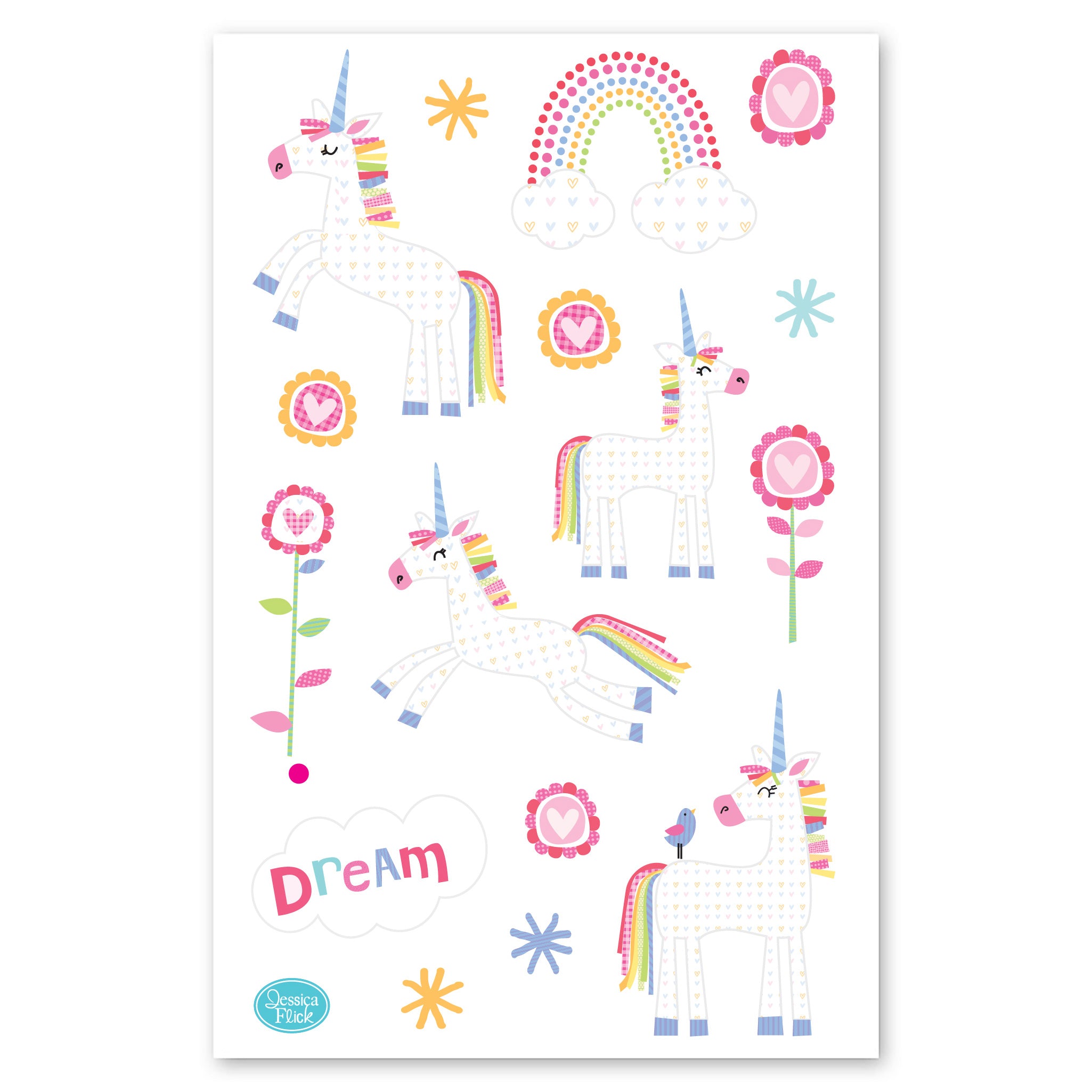  Dreamy Unicorns Stickers、mySite、ghnorth