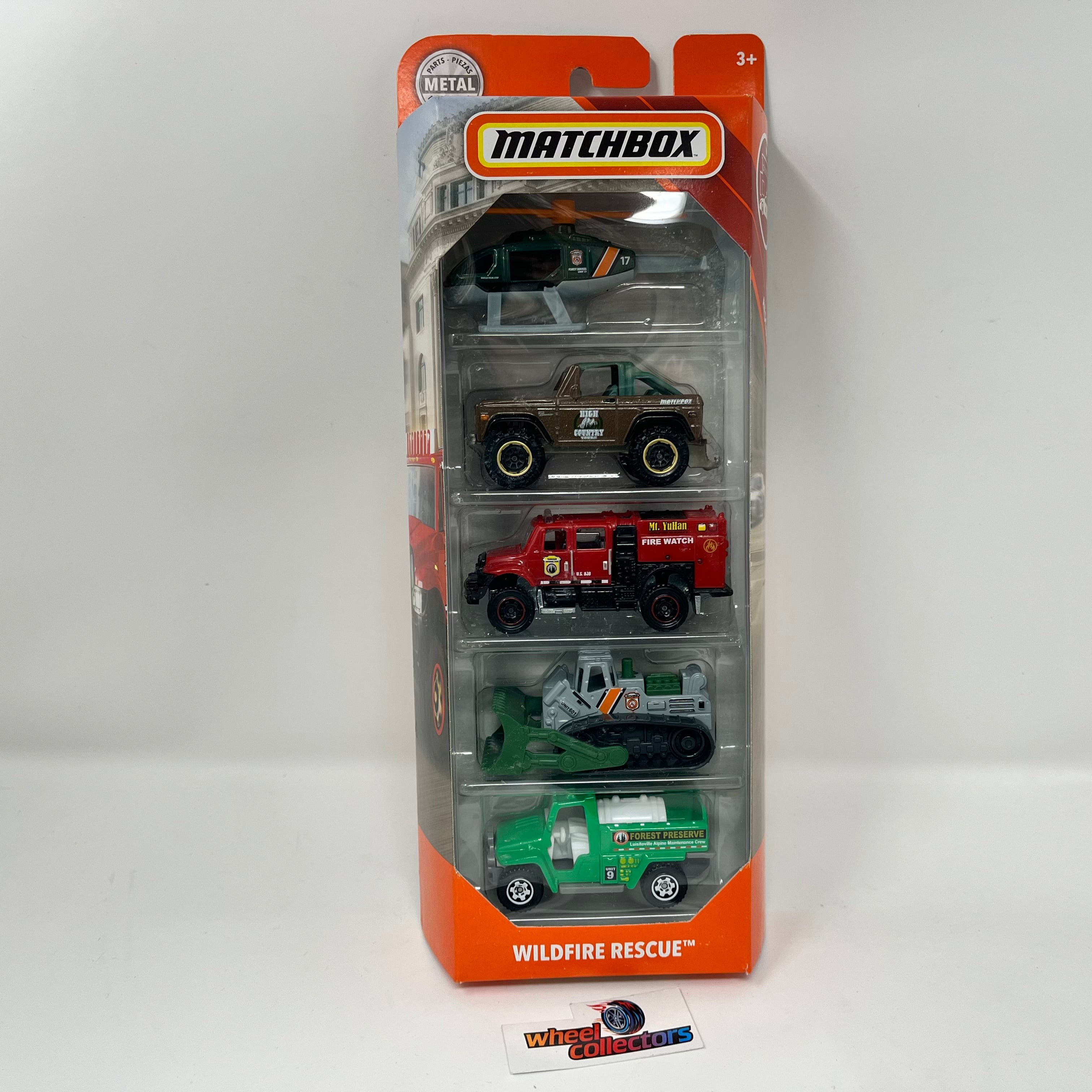 Wildfire Rescue w/ Ford Bronco, Brush Fire Truck * Matchbox 5-Pack、mySite、hgirdovlk
