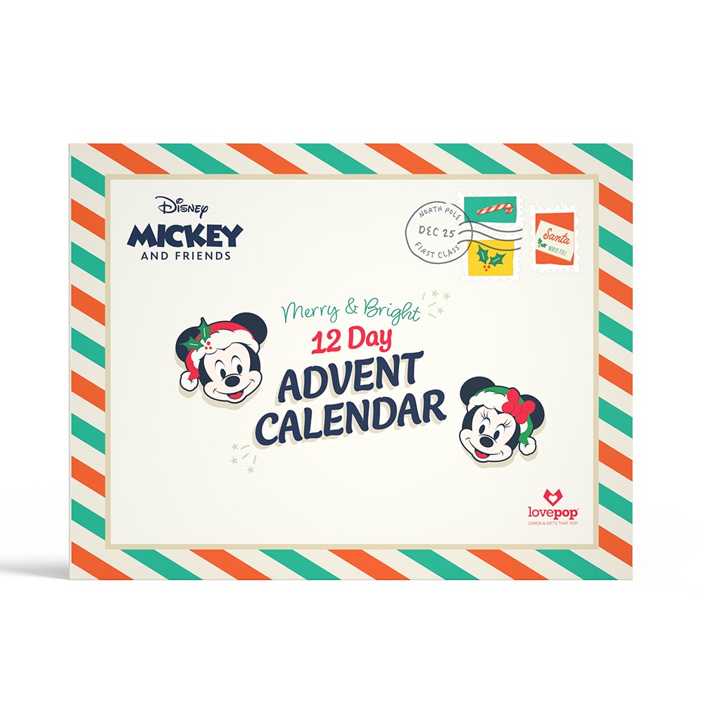 Disney's Mickey and Friends Merry and Bright 12 Day Holiday Advent Calendar、mySite、solidvoid