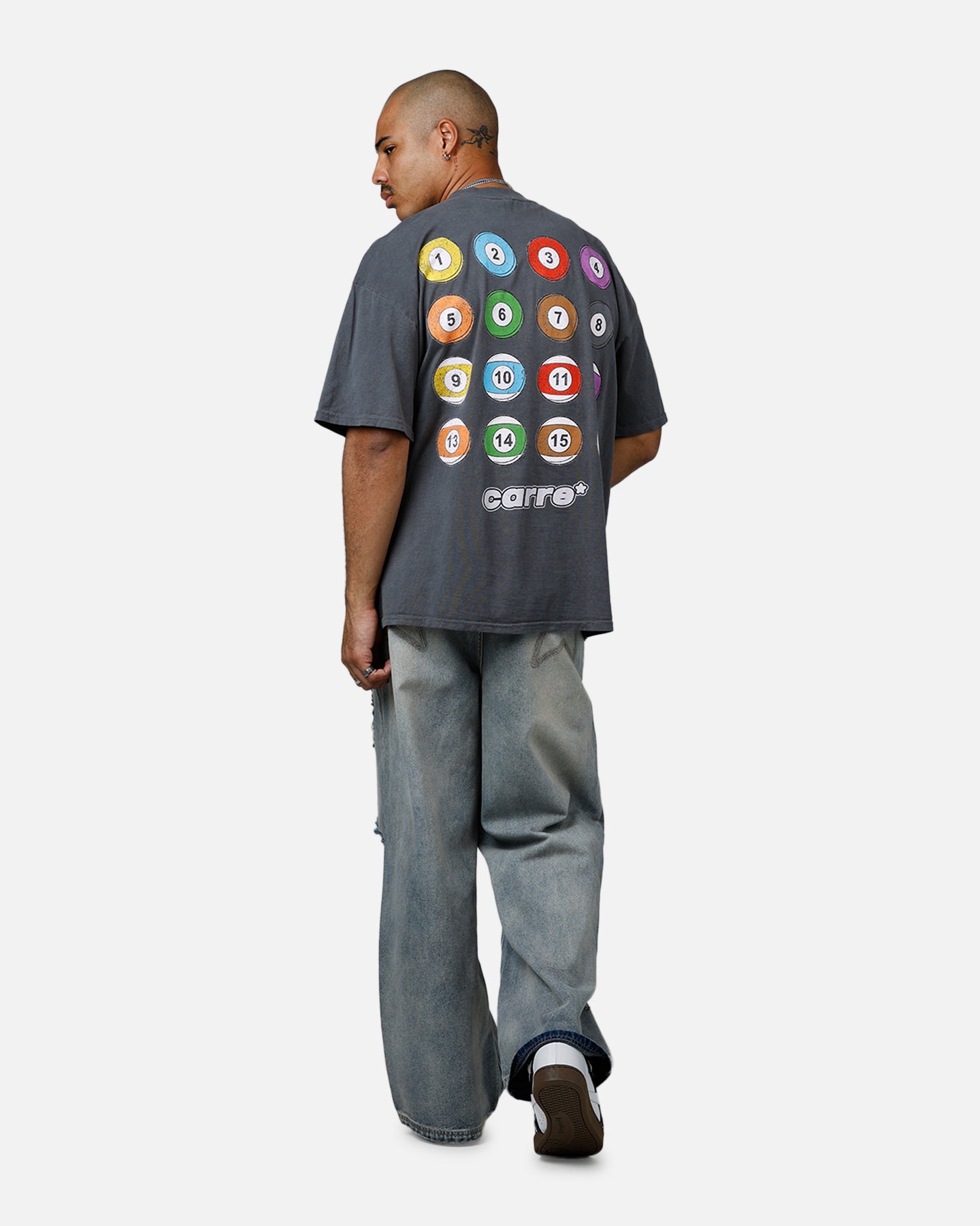 Carre Break T-Shirt Washed Charcoal、mySite、zt4zffjzw