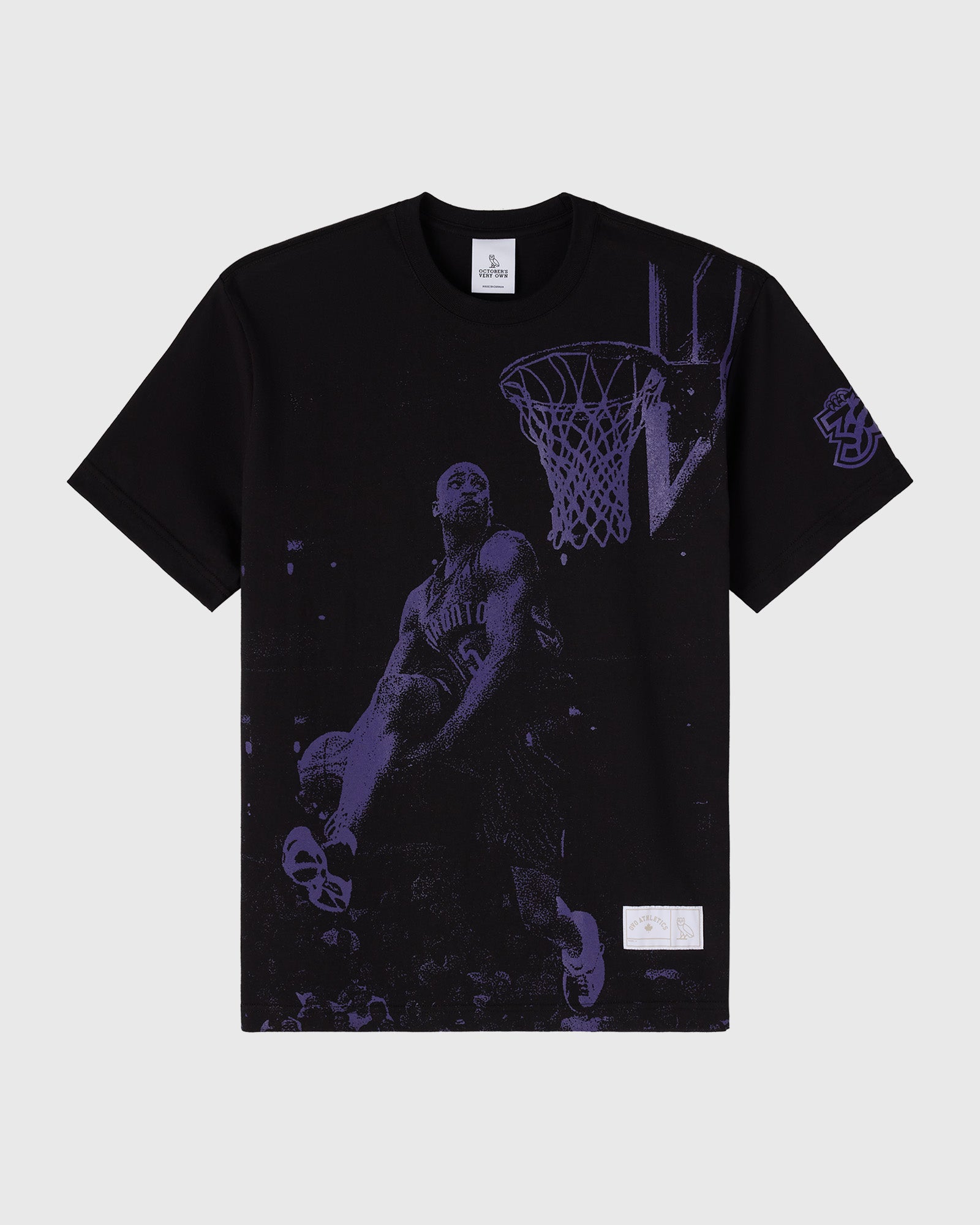 OVO X Raptors Vince Carter Dunk T-Shirt - BLACK、mySite、neckold