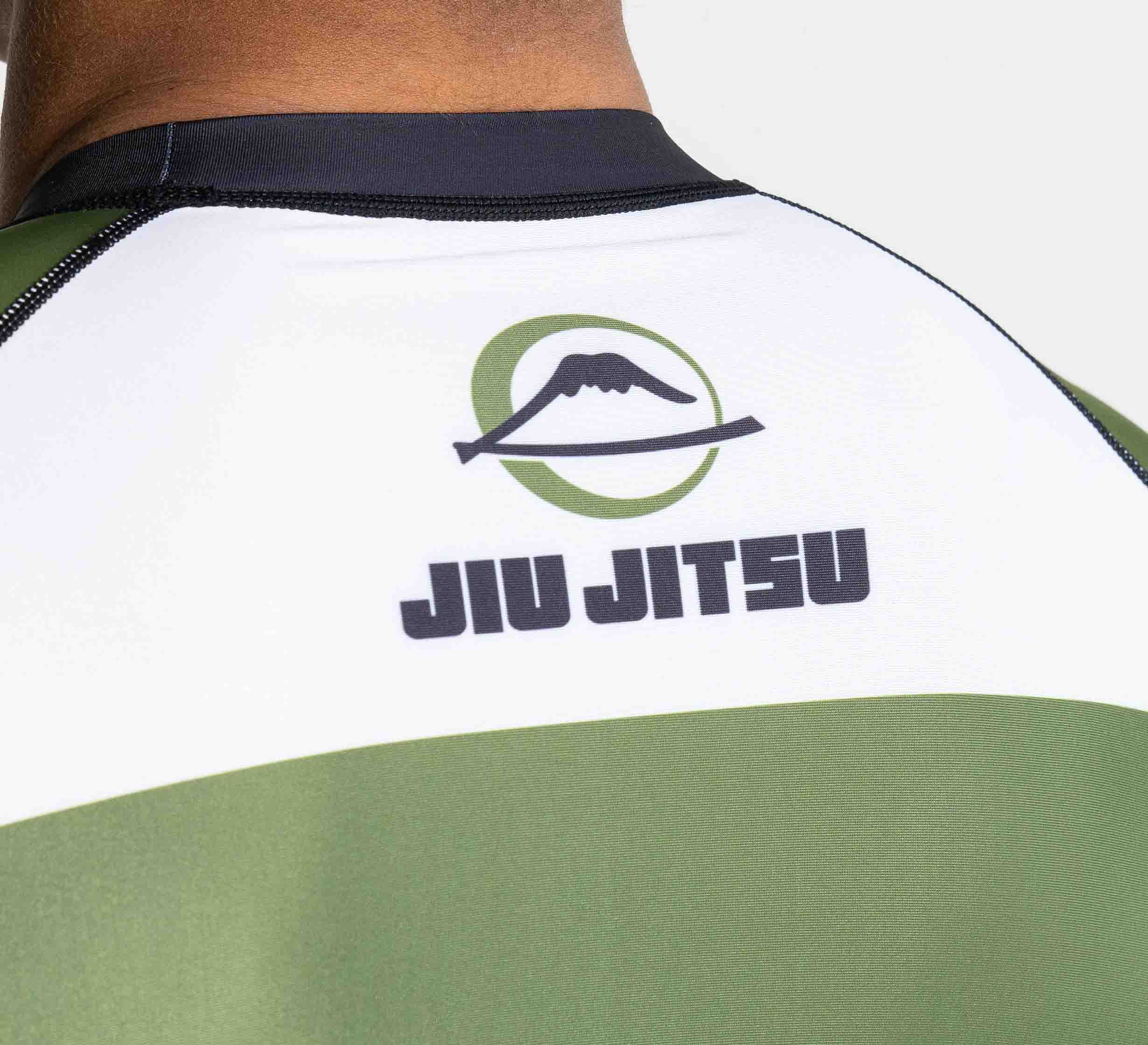 Jiu Jitsu Script Flex Lite Long Sleeve Rashguard Green、mySite、gigharbornorthrealestate