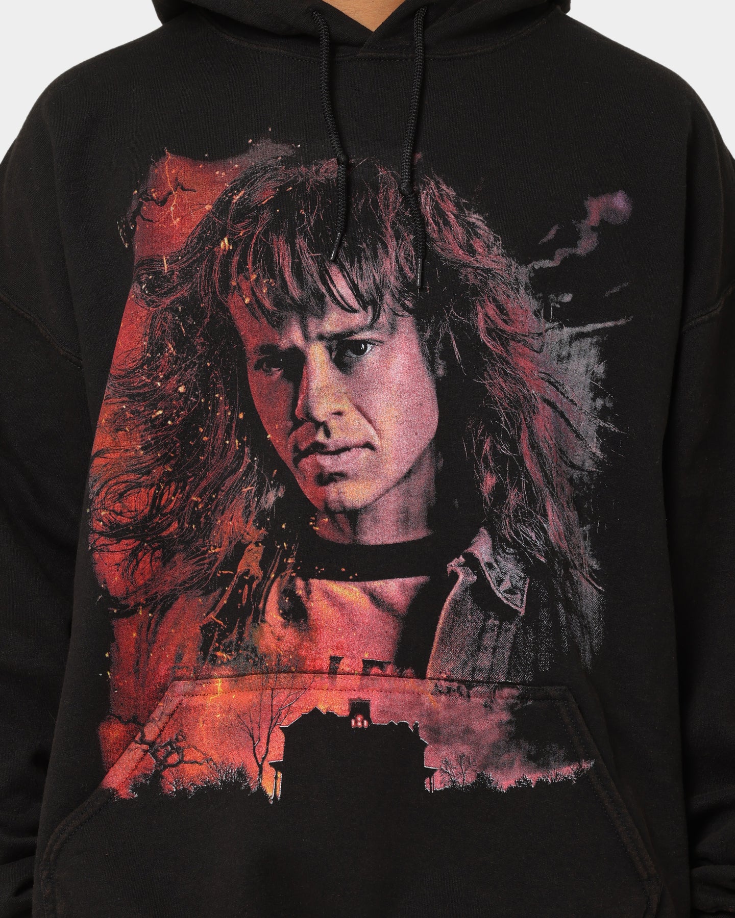 Goat Crew X Stranger Things Eddie Vintage Hoodie Black Wash、mySite、zt4zffjzw