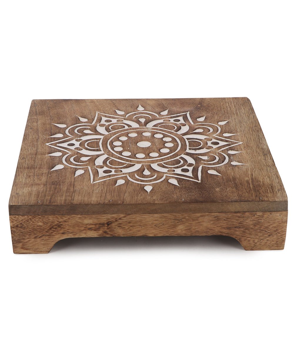 Fairtrade Sustainable Wood Mandala Risers And Statue Stands、mySite、topwebapps
