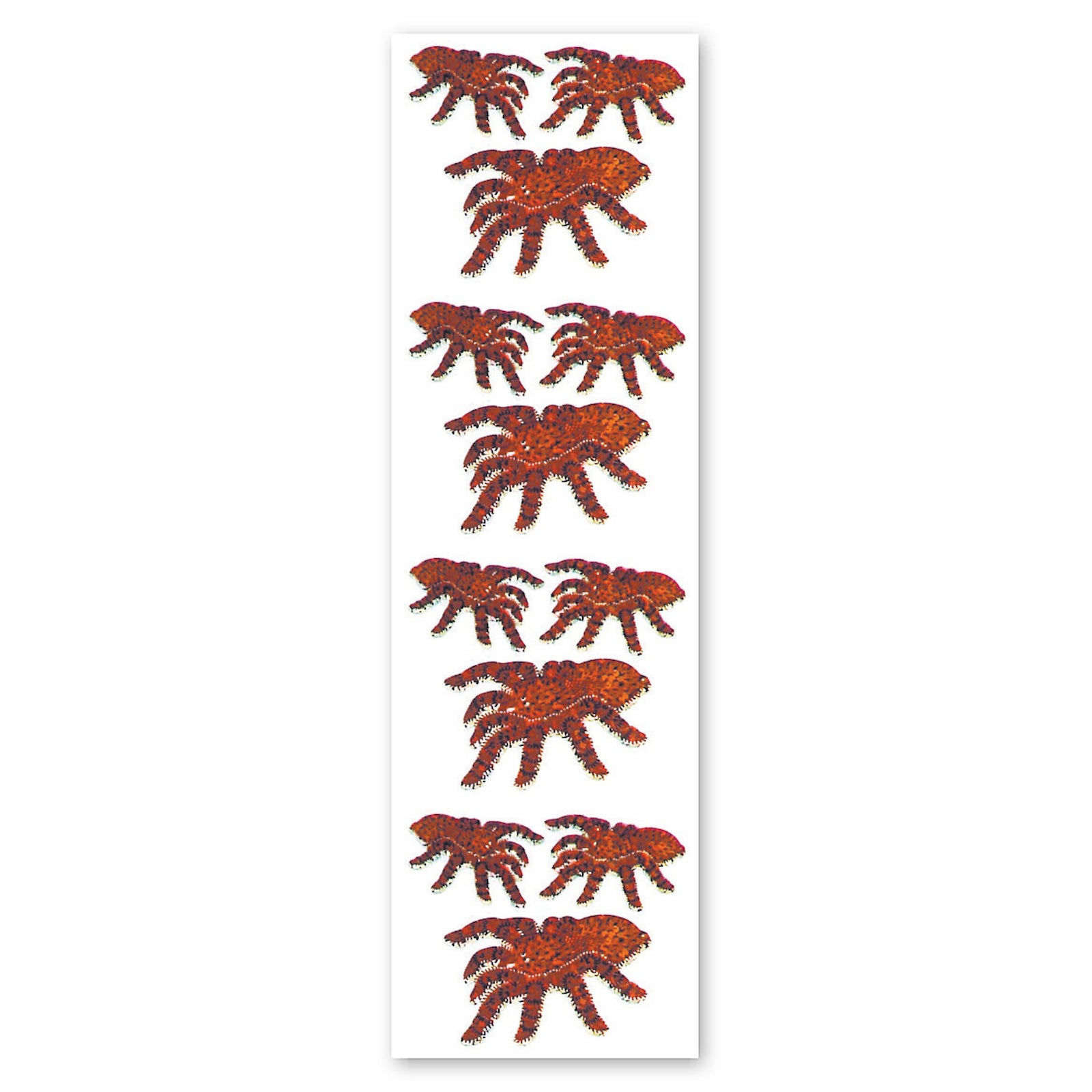  Tarantulas Sparkly Prismatic Stickers - Packaged、mySite、ghnorth