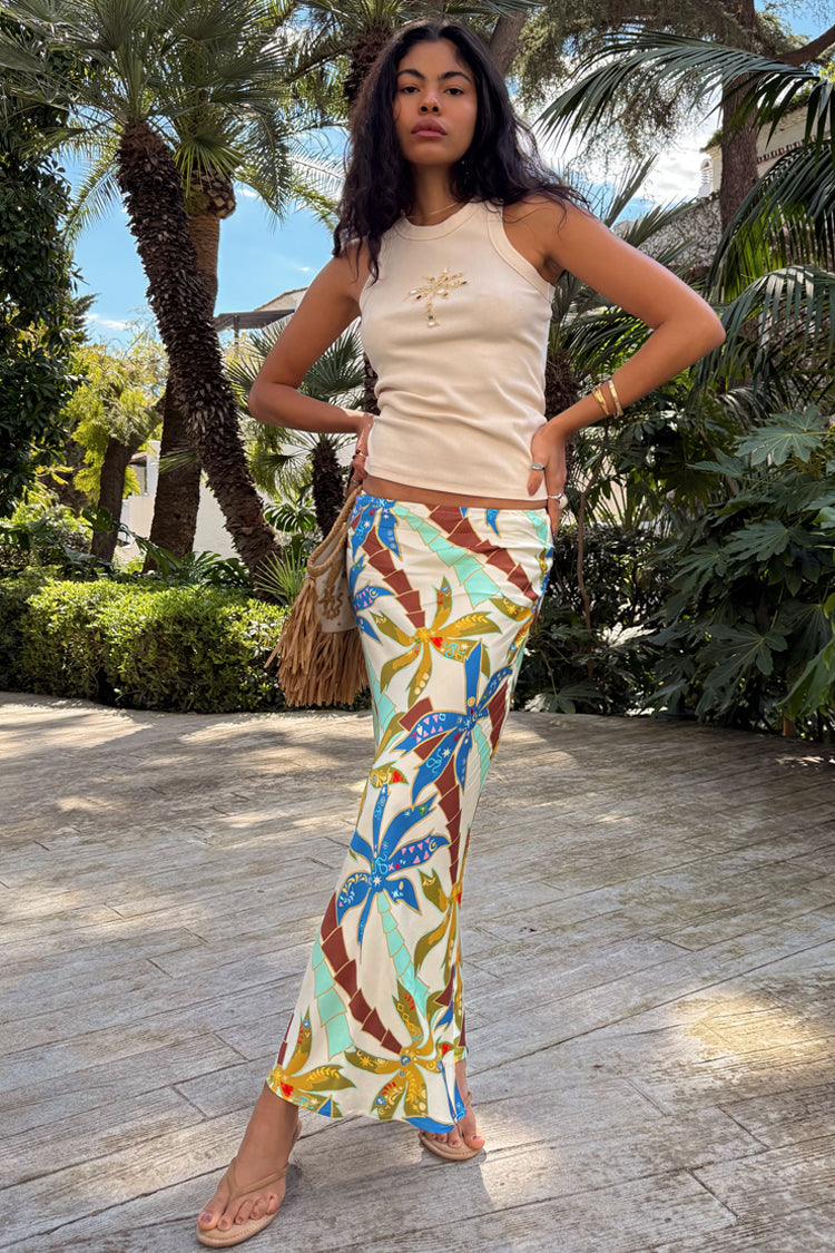 Beaded Palm Rib Tank Top、mySite、solidvoid