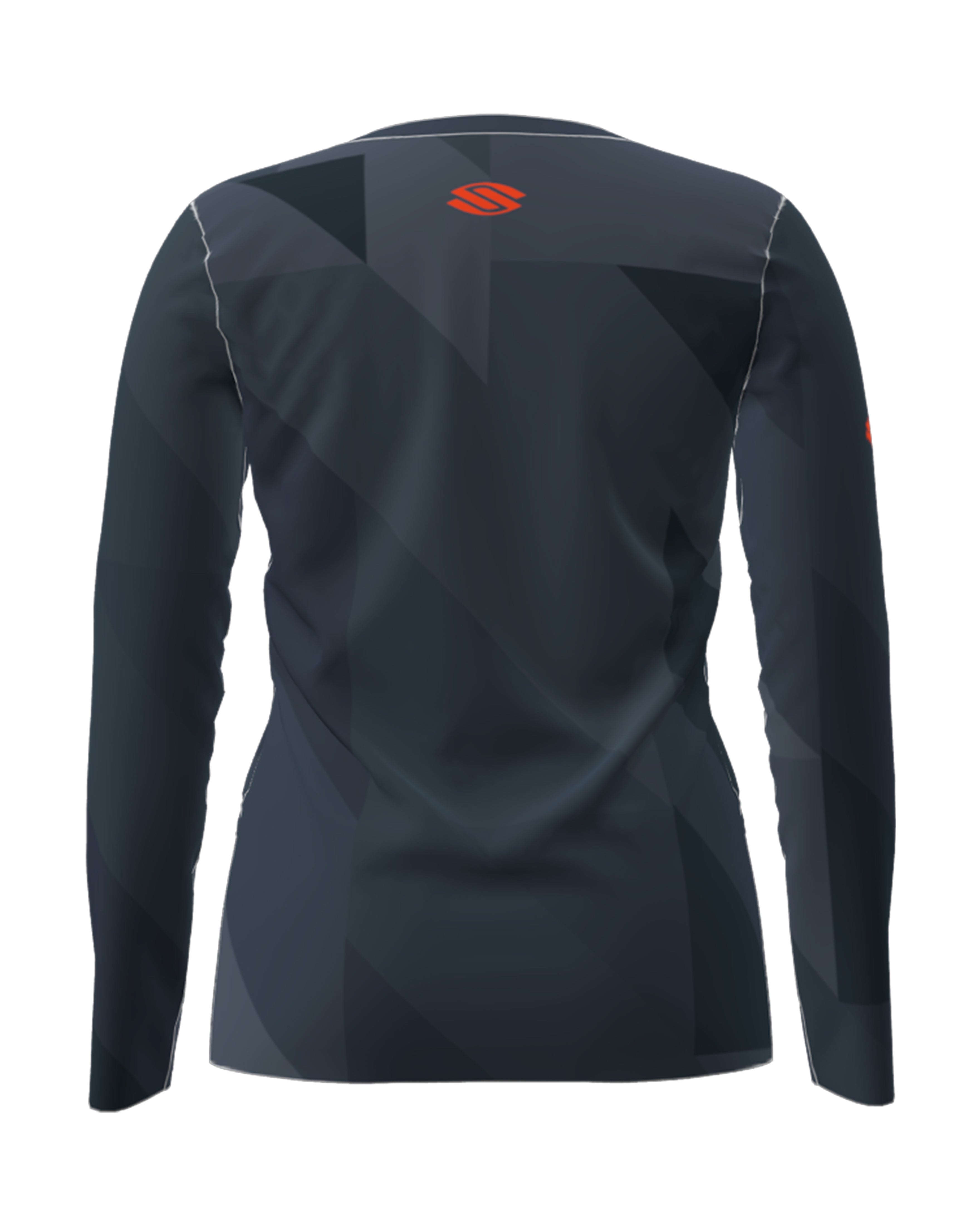 Women's Symmetrix Long Sleeve V-Neck Tee、mySite、noshort