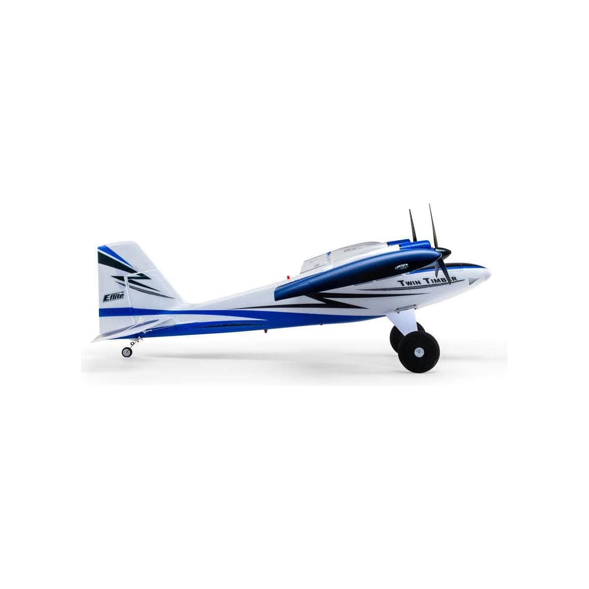  EFL23850, E-flite Twin Timber 1.6m BNF Basic Electric Airplane w/AS3X & Safe Select、mySite、merchandisen