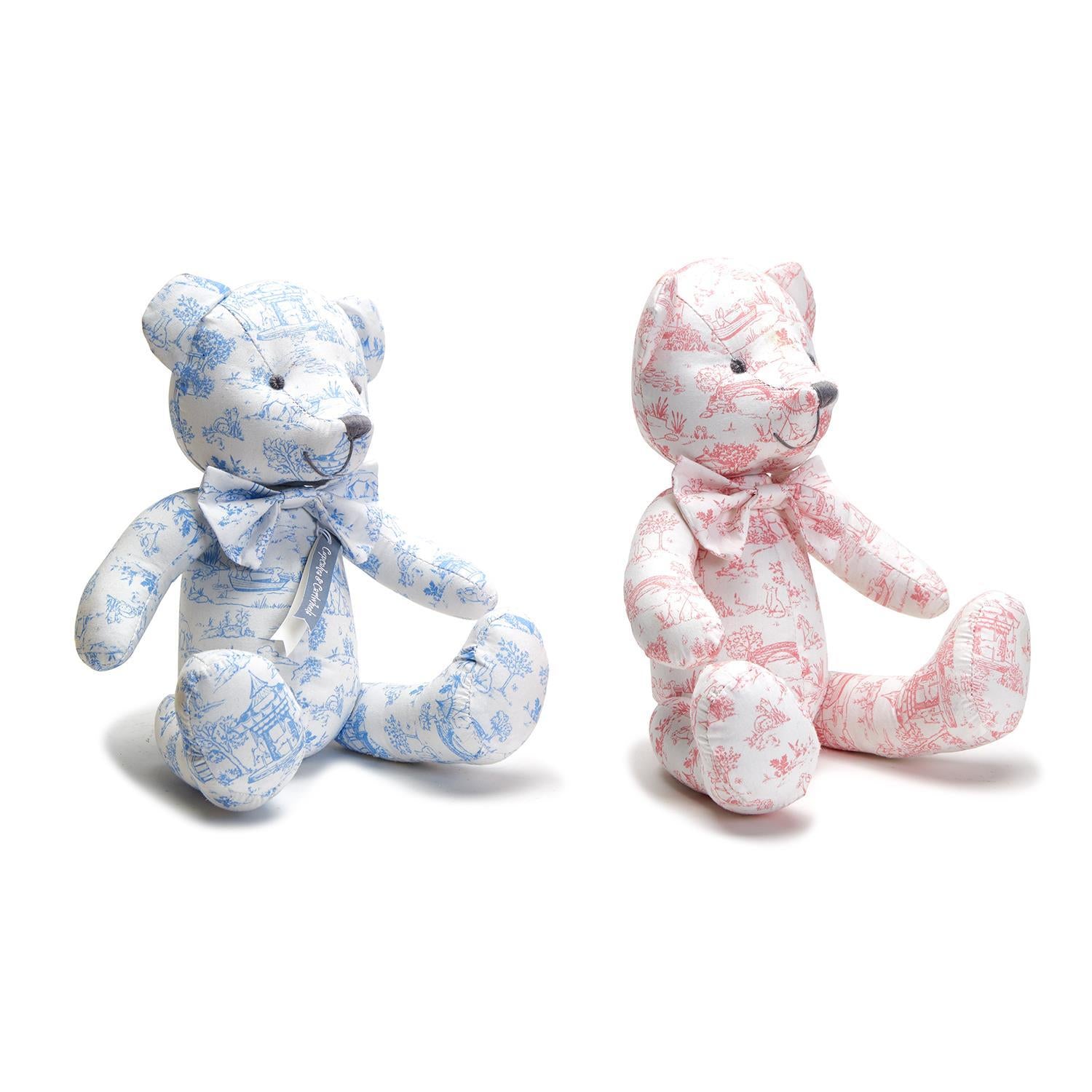  Toile Pattern Stuffed Teddy Bear、mySite、elrpsem3k