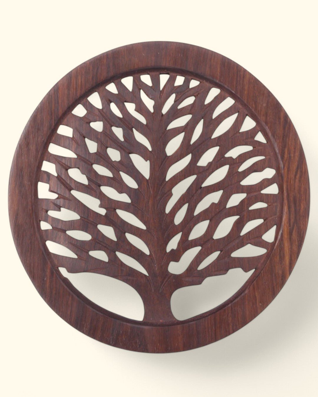Fair Trade Tree of Life Rosewood Trivet or Wall Hanging、mySite、topwebapps