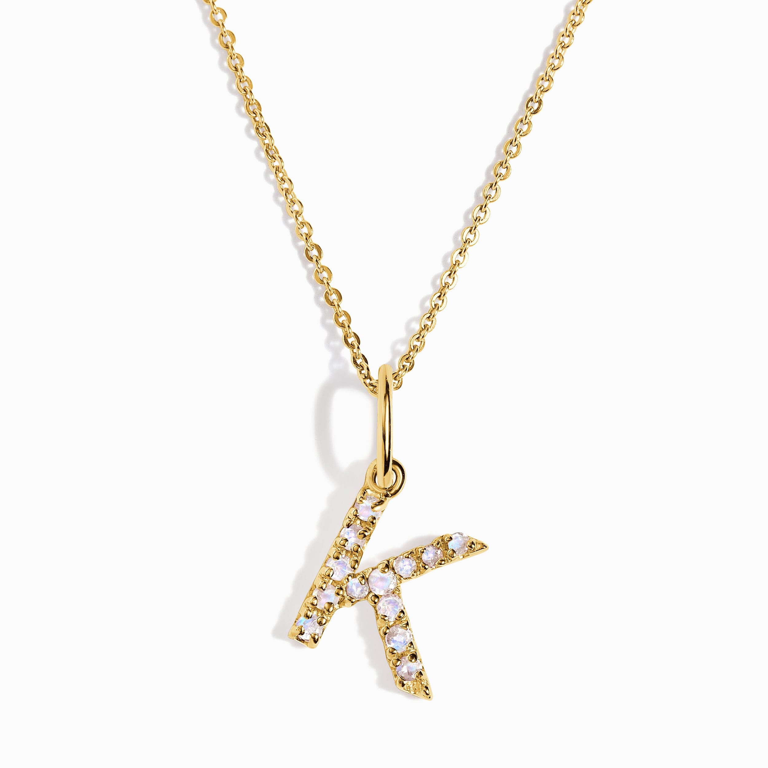 Moonstone Necklace - Alphabet、mySite、hinf8tx79