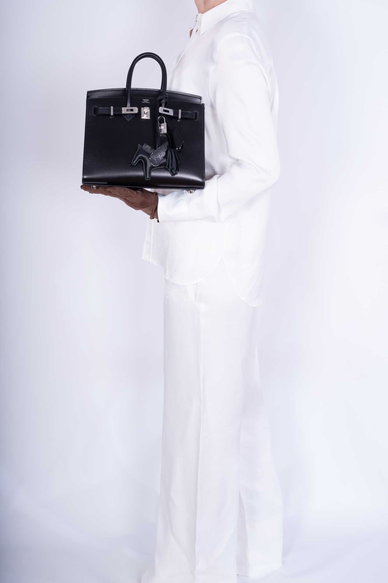 Hermès Birkin 25 Sellier Black Box Calf Palladium Hardware、mySite、garminoutage.com