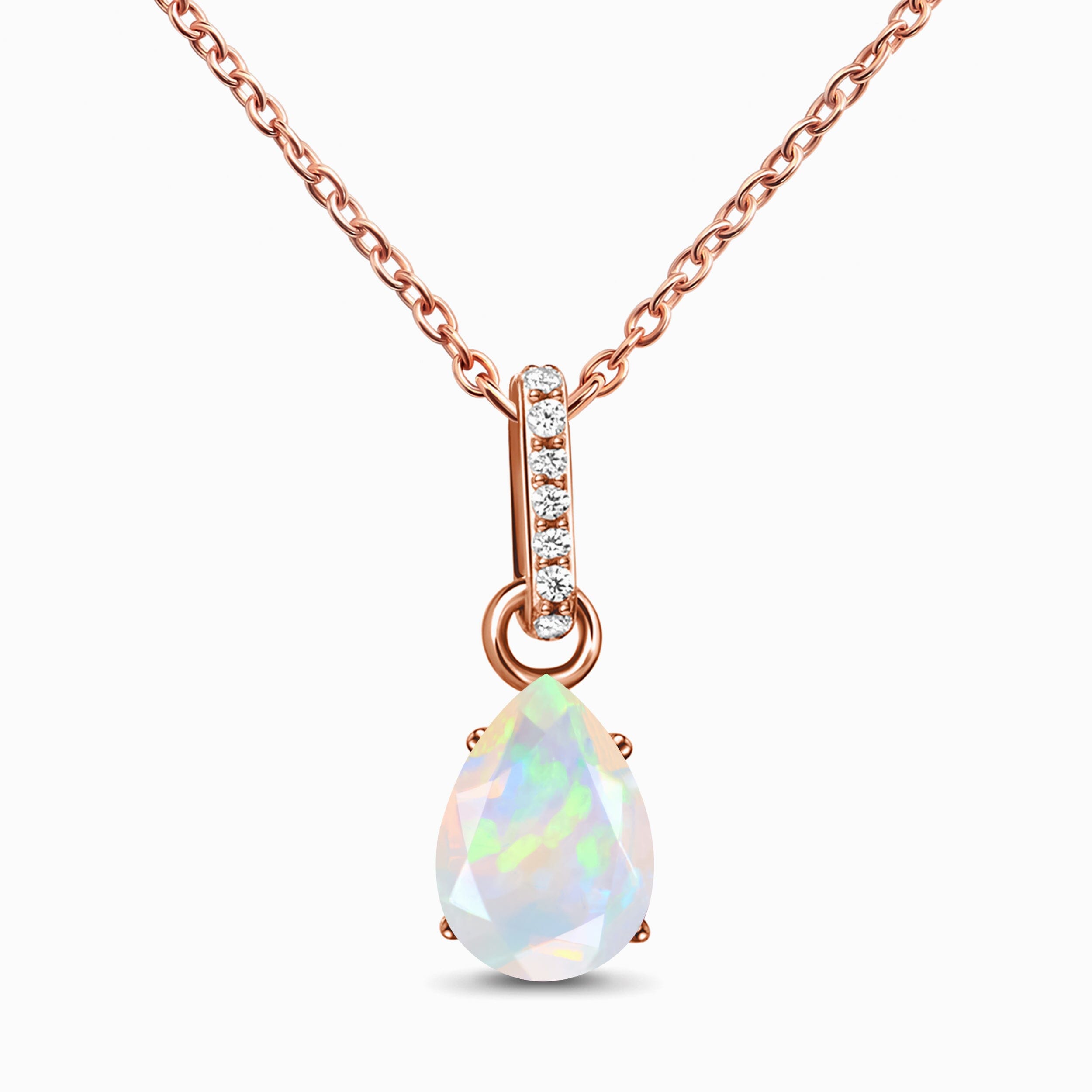 Opal Necklace Sway - October Birthstone、mySite、hinf8tx79