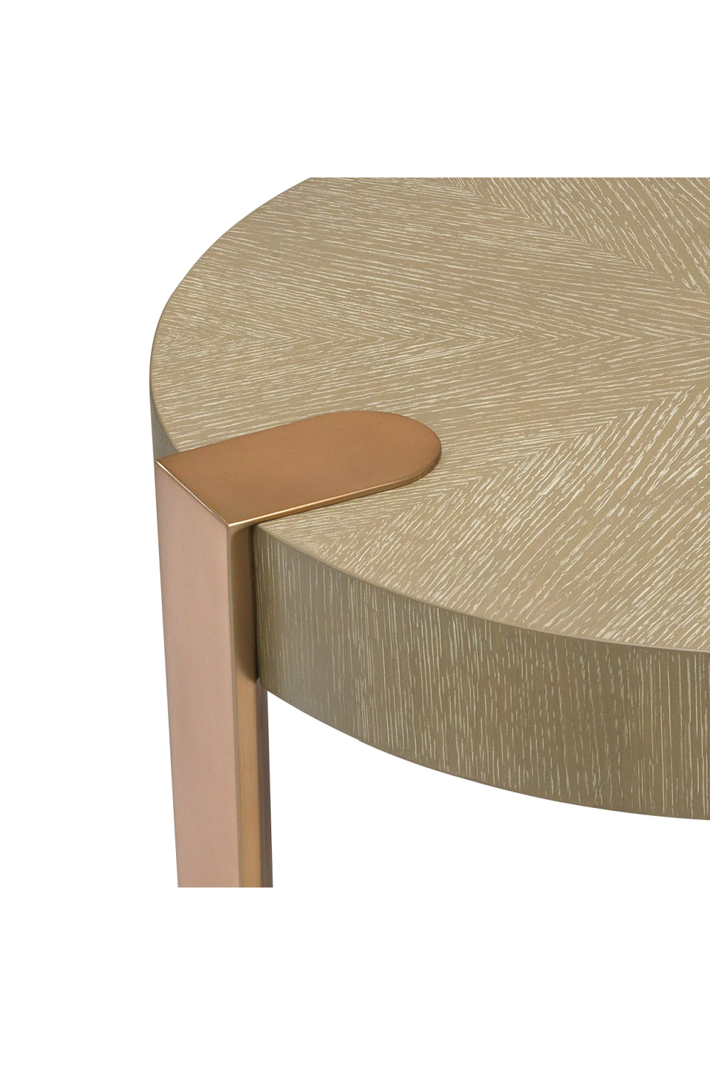 Round Oak Side Table | Eichholtz Oxnard、mySite、neckold