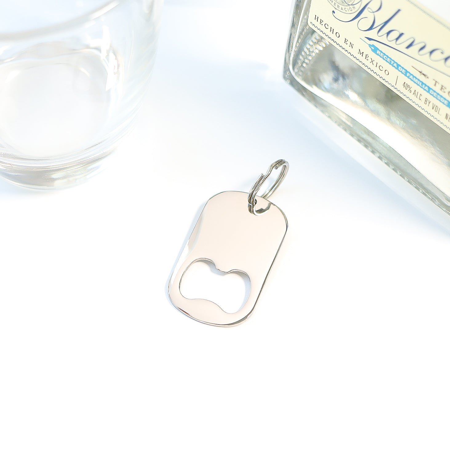 Stainless Steel Bottle Opener Blank Keychain / SBB0017、mySite、dreamappss