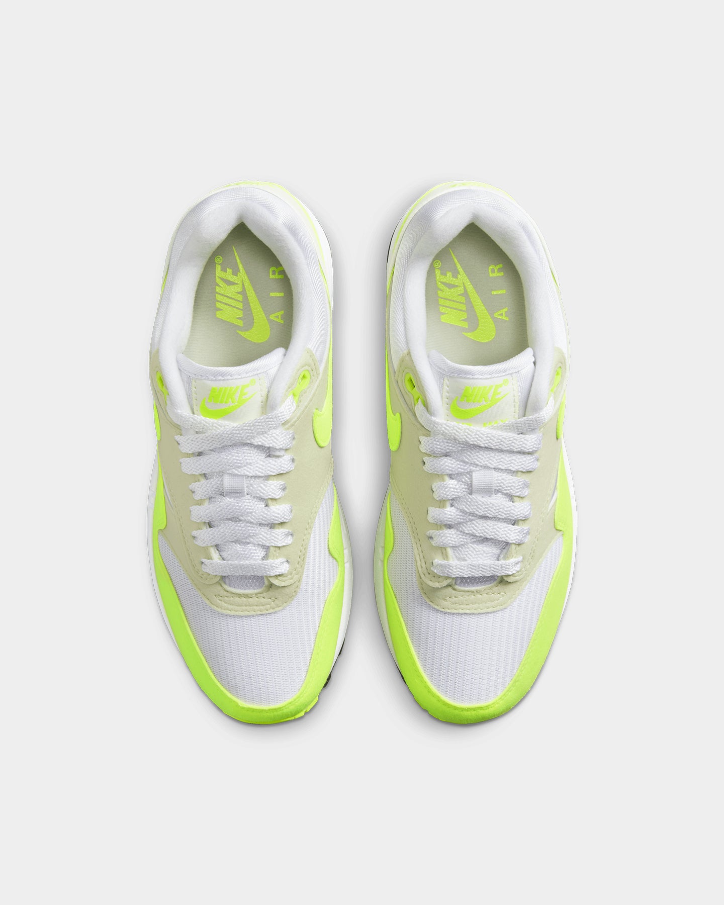 Nike Women's Air Max 1 '87 Volt Suede White/Volt-Sea、mySite、zt4zffjzw