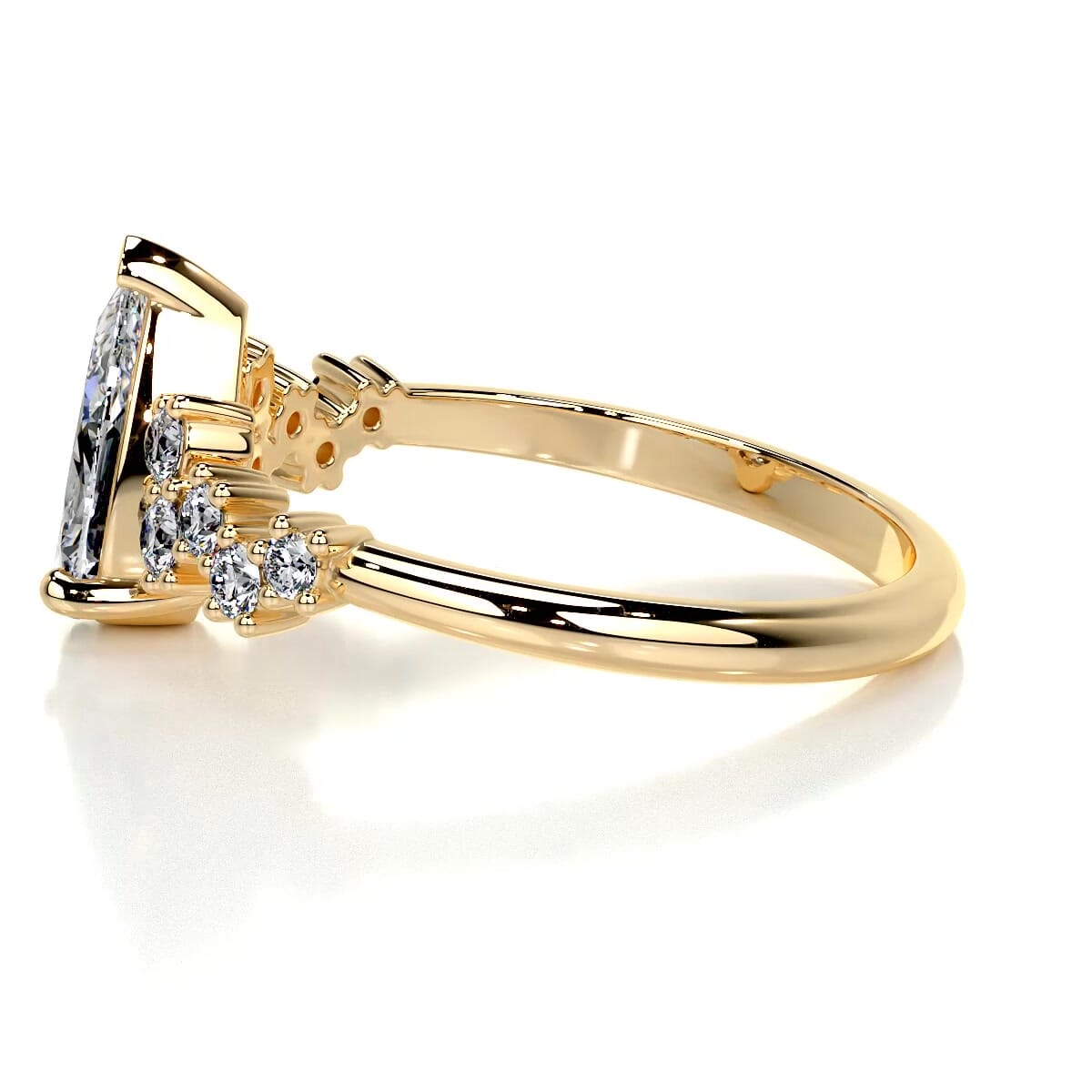 Mabel Lab Grown Diamond Ring -18K Yellow Gold、mySite、hinf8tx79