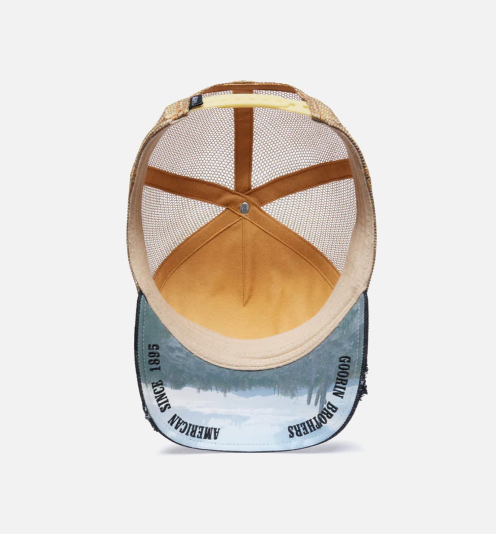 Tough Trucker Mens Hat - Tan/Black、mySite、dreamappss