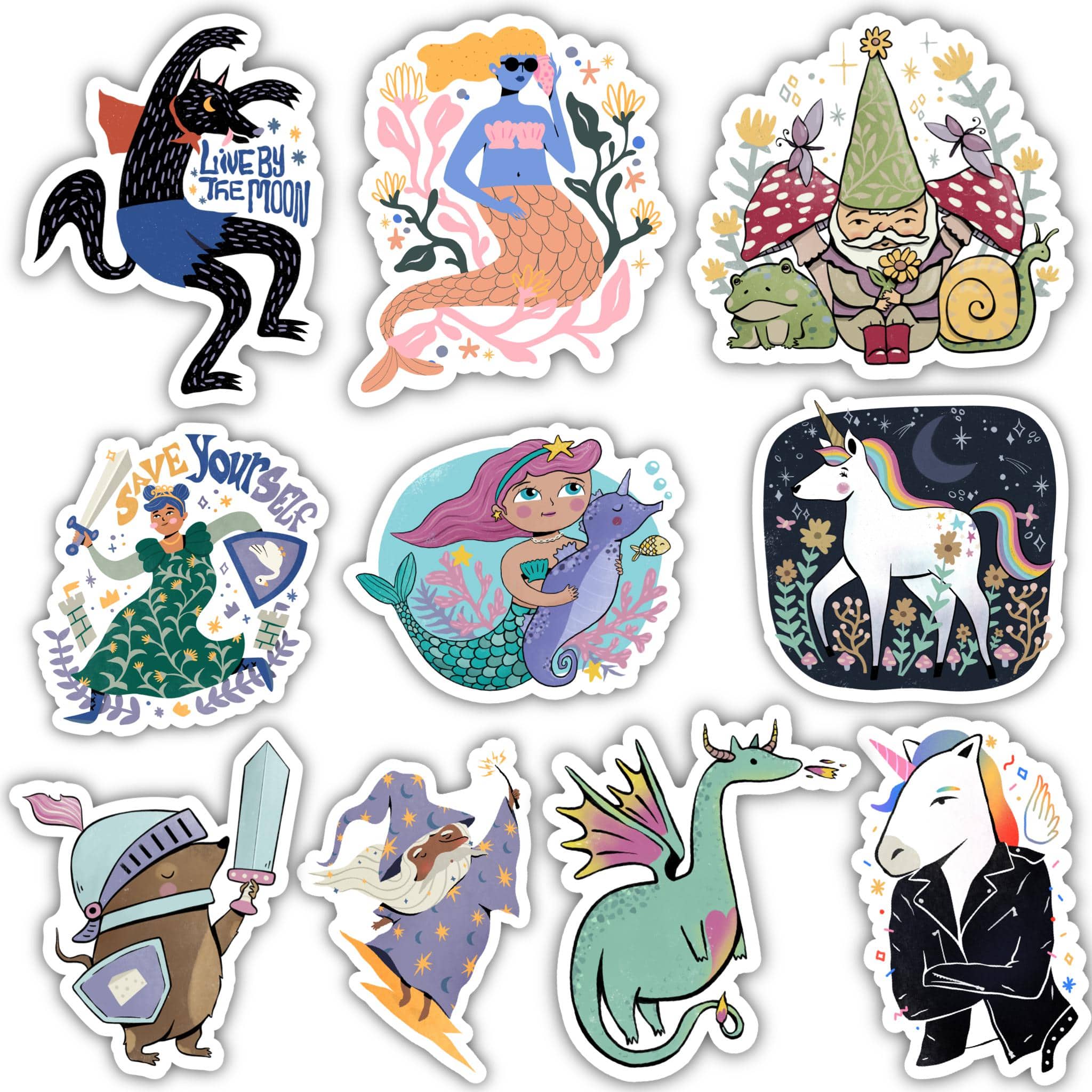  Fairytale Sticker 10 Pack、mySite、elrpsem3k