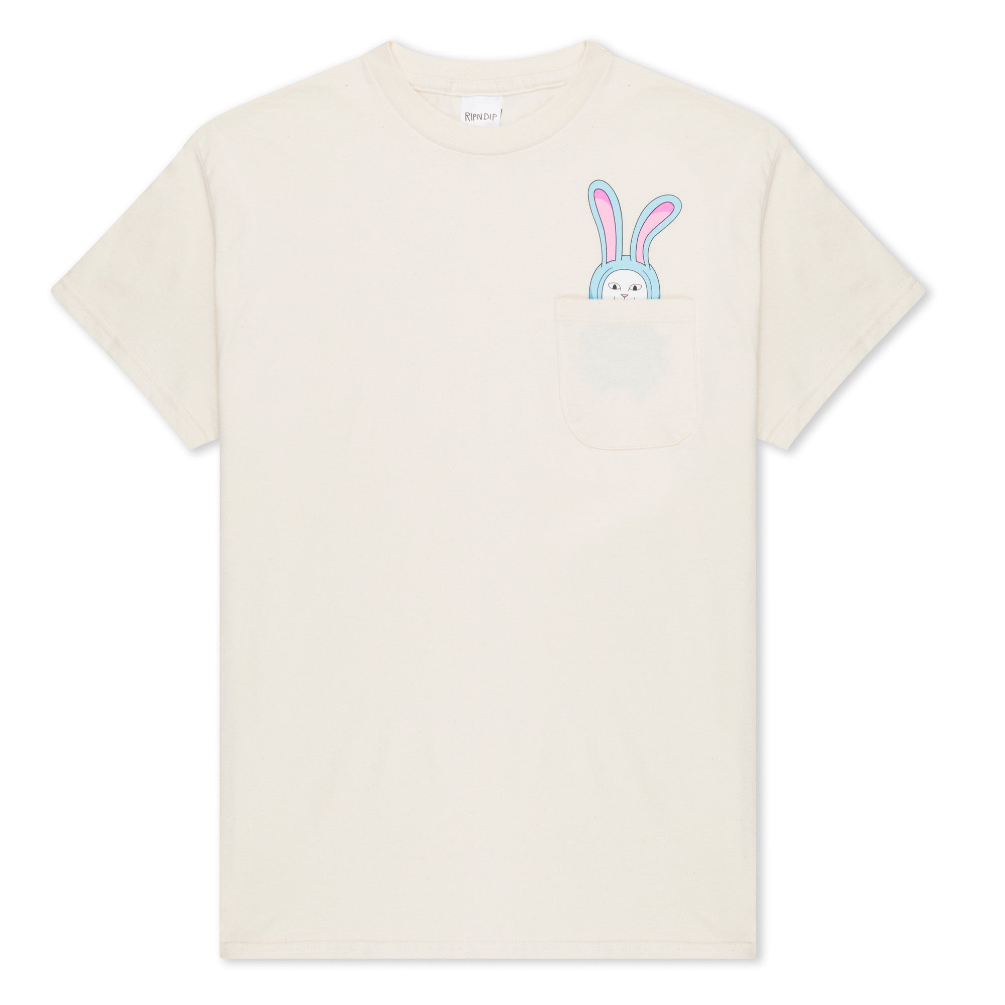  Lord Nermal Bunny Pocket Tee (Naural)、mySite、merchandisen