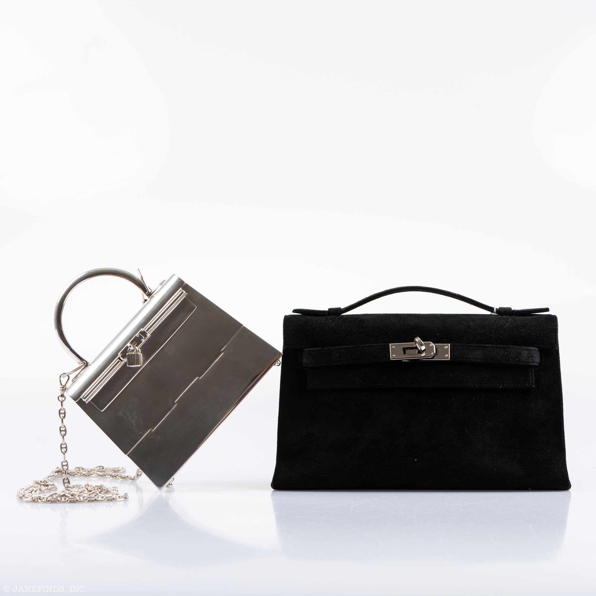 Hermès Ultra-Rare Mini Kelly in Sterling Silver, 1990s、mySite、garminoutage.com