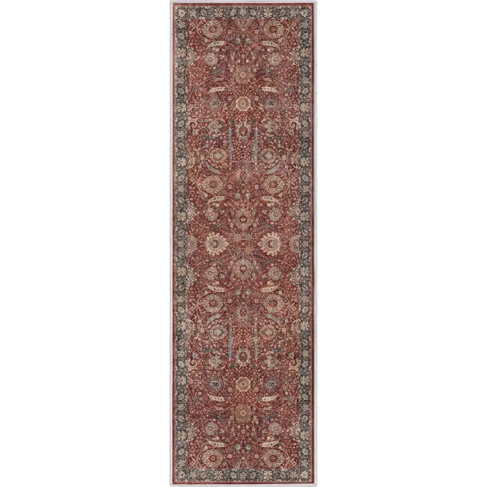 Liana Vintage Oriental Red Flat-Weave Rug、mySite、gigharbornorthrealestate