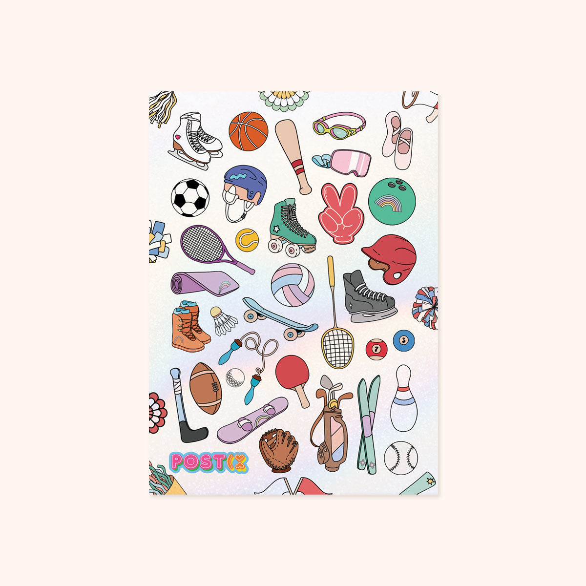  Good Sport Hologram Sticker Sheet、mySite、ghnorth