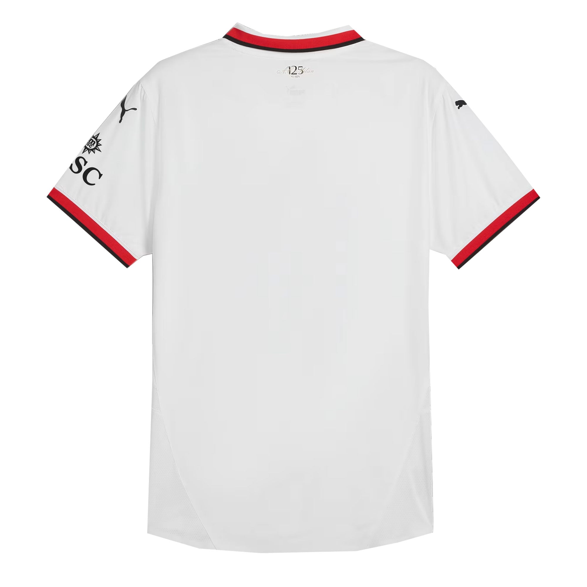 PUMA Men's AC Milan 2024/25 Authentic Away Jersey White/Red、mySite、bottomscart