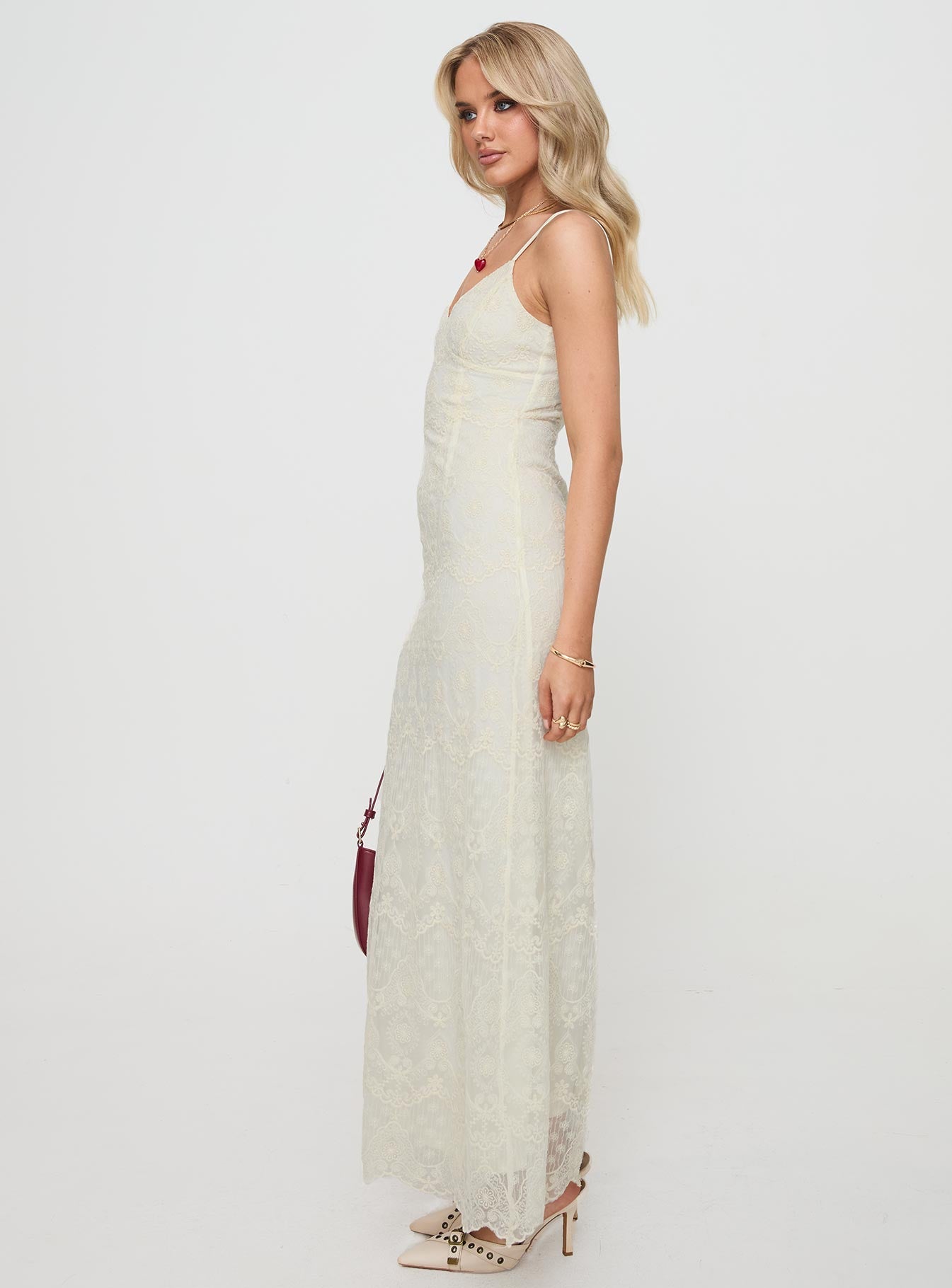 Euphemia Maxi Dress Cream、mySite、solidvoid