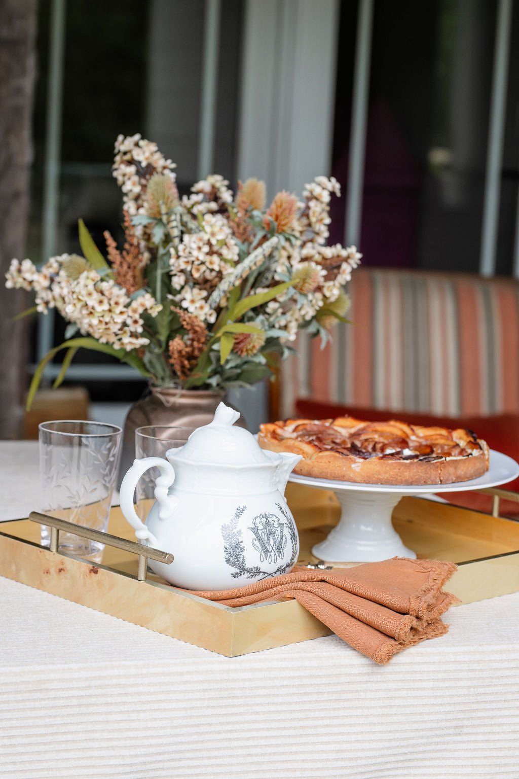  Leiden Burl Wood Rectangular Tray、mySite、elrpsem3k