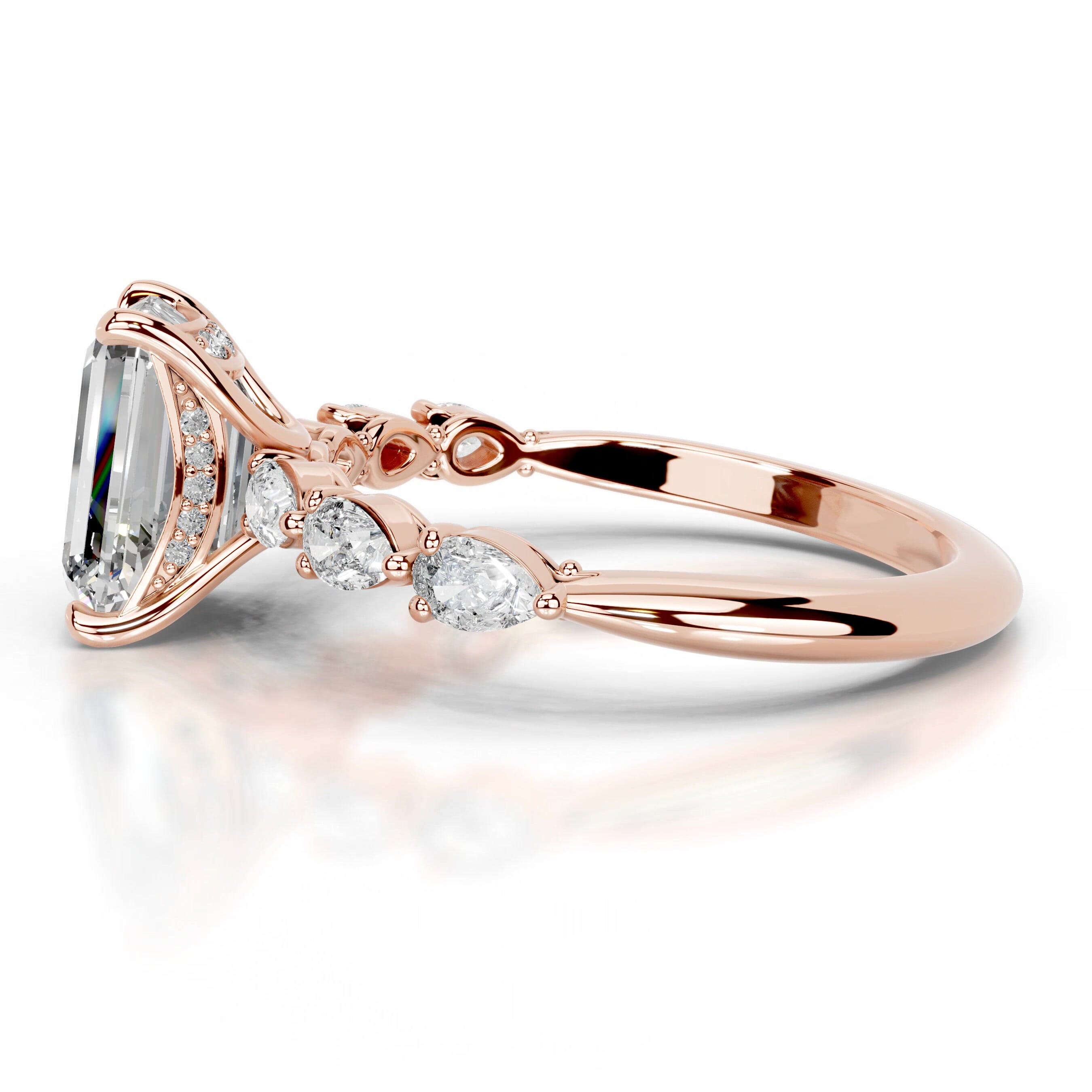 Alinta Diamond Engagement Ring - 14K Rose Gold、mySite、hinf8tx79