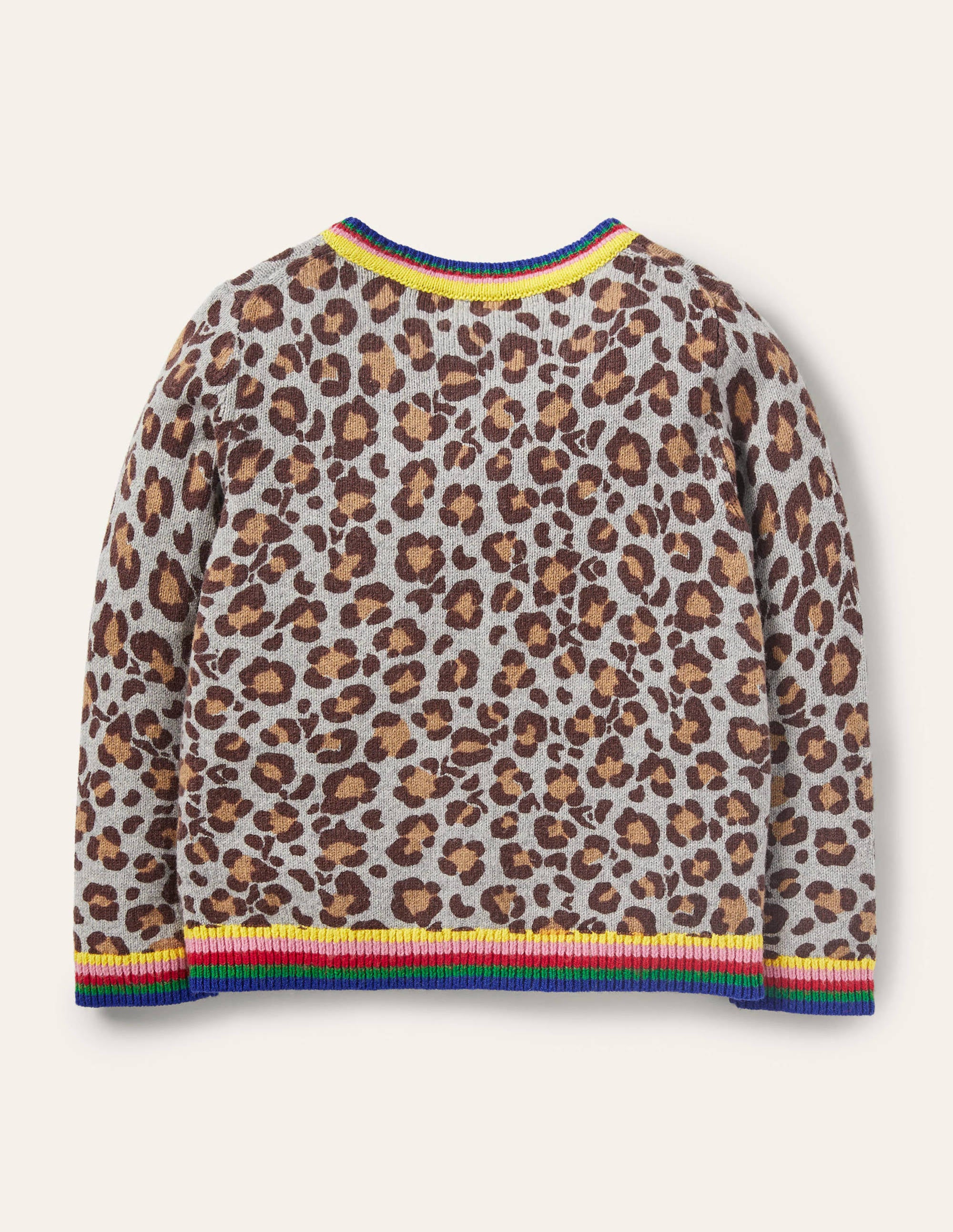  Fun Cardigan-Multi Rainbow Leopard、mySite、ashleygrahame