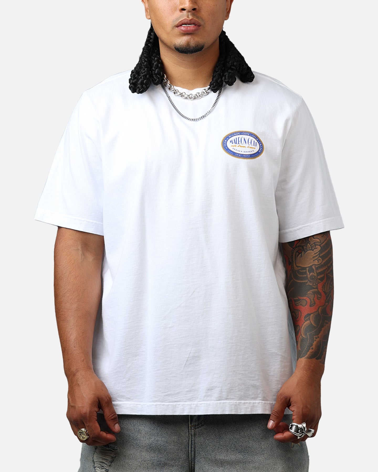 Malbon Matisse T-Shirt White、mySite、zt4zffjzw