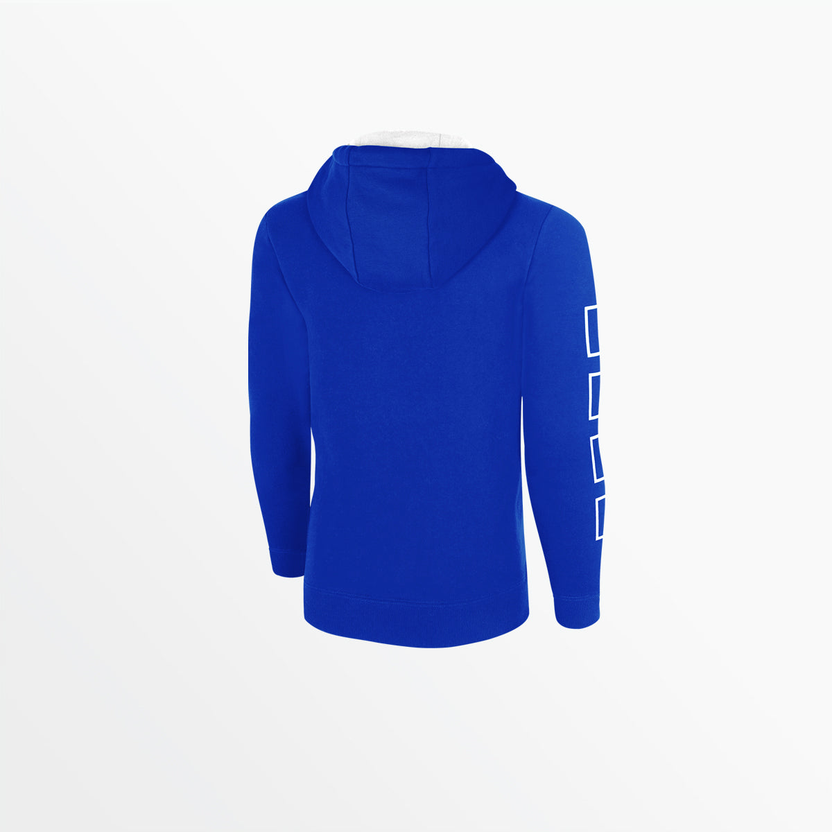 MEN'S FLEECE HOODIE WITH LOGO AND 4 CUBE SLEEVES