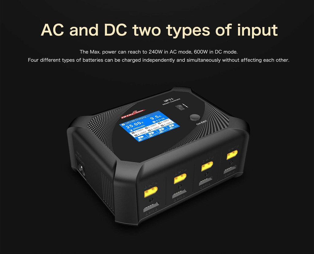 UltraPower UP11 240W 12A 1-6S Quad Channel AC/DC Smart Charger
