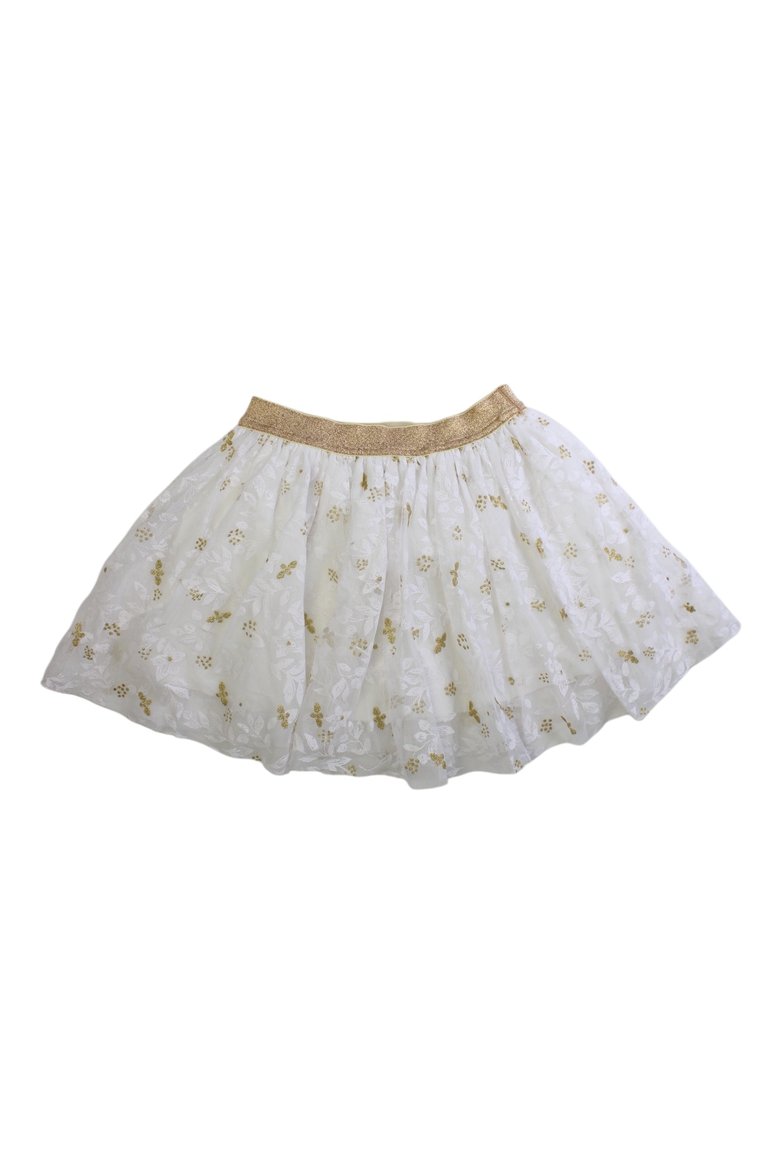 Petit Bateau Tulle Skirt With Floral Details 3T、mySite、g9winljtr