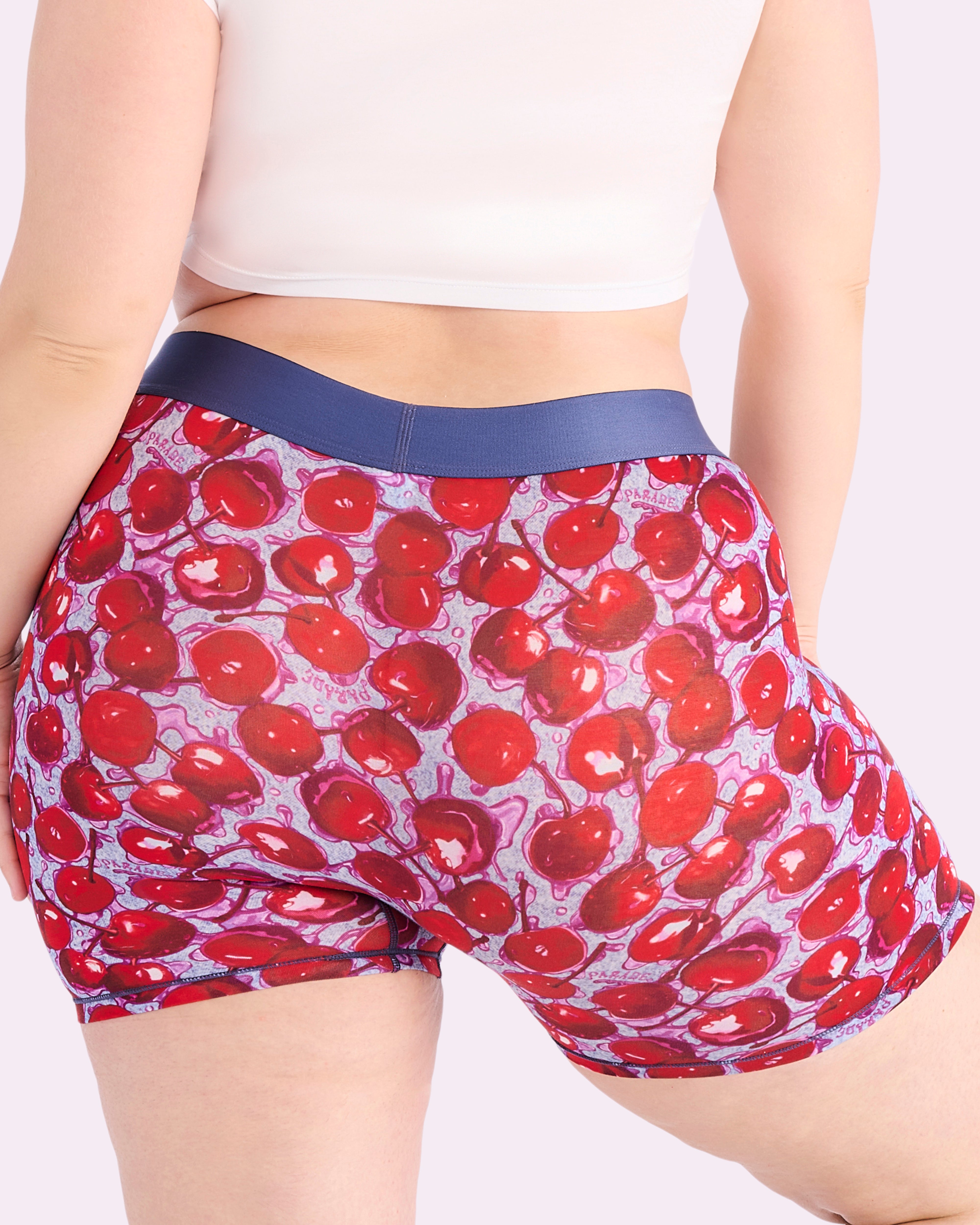 Free Comfort Boxer Brief | New:Cotton (Wet Cherries)、mySite、bengalsvssteelers