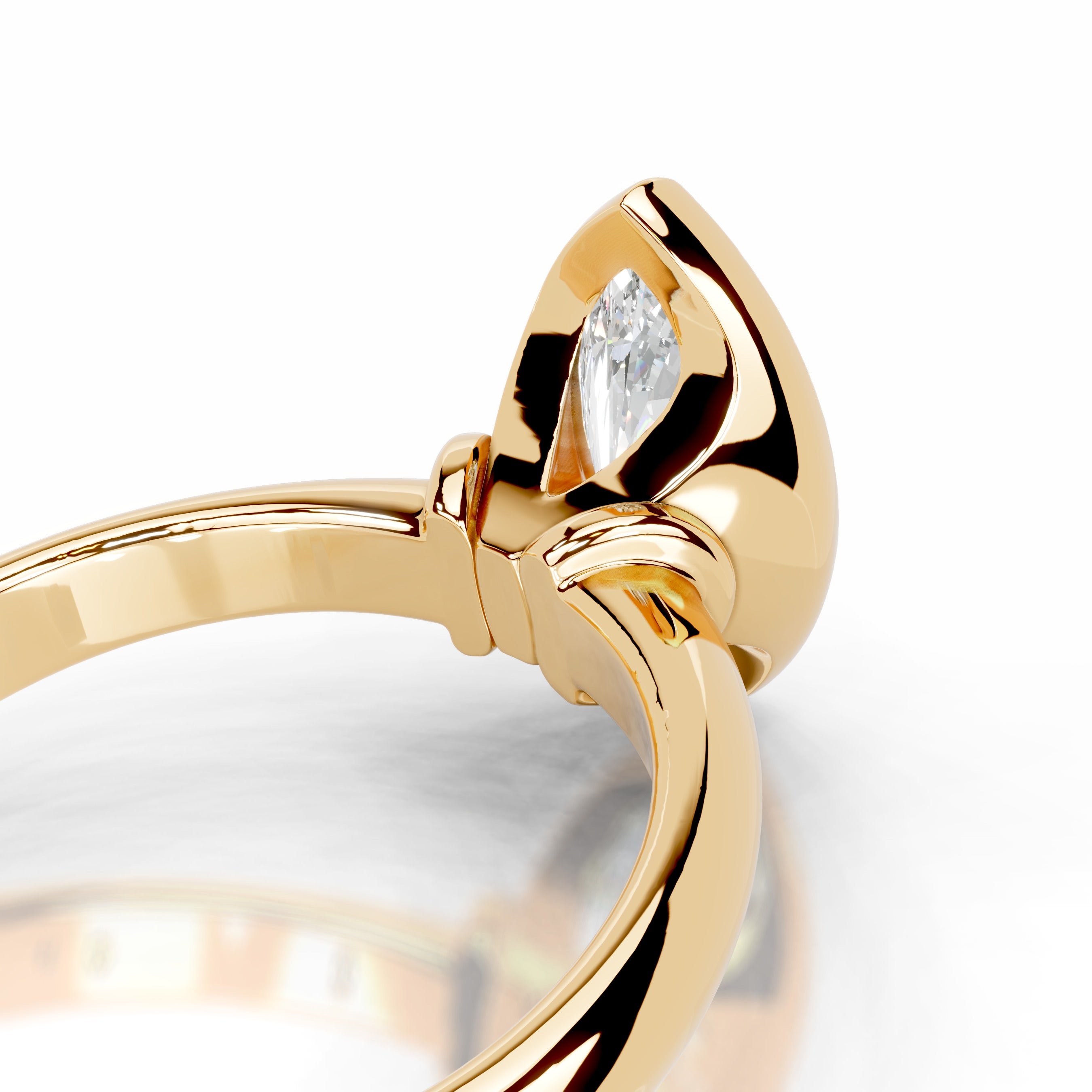 Kaylee Lab Grown Diamond Ring - 18K Yellow Gold、mySite、hinf8tx79