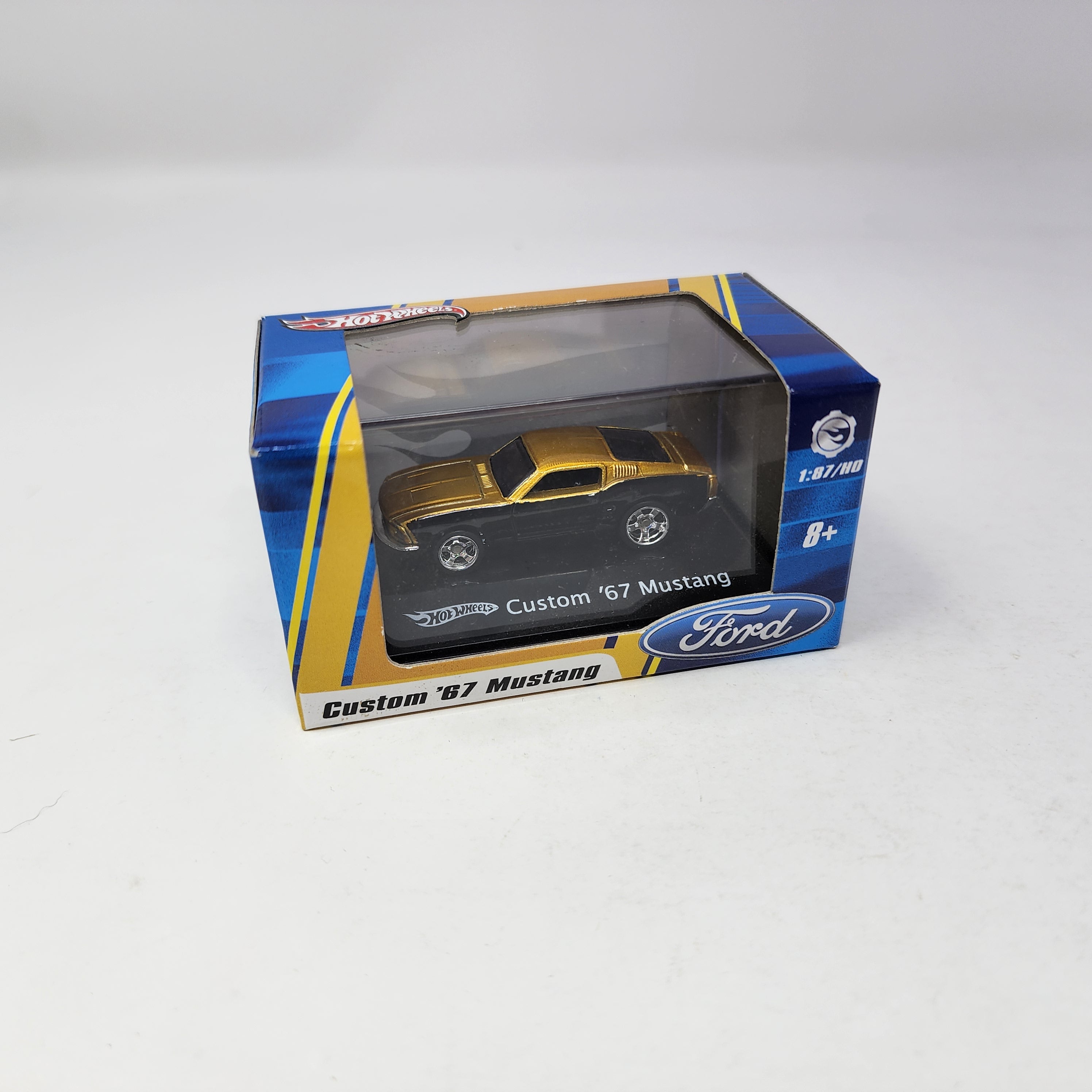 Custom '67 Mustang * Gold/Black * Hot Wheels * 1:87 Scale、mySite、hgirdovlk