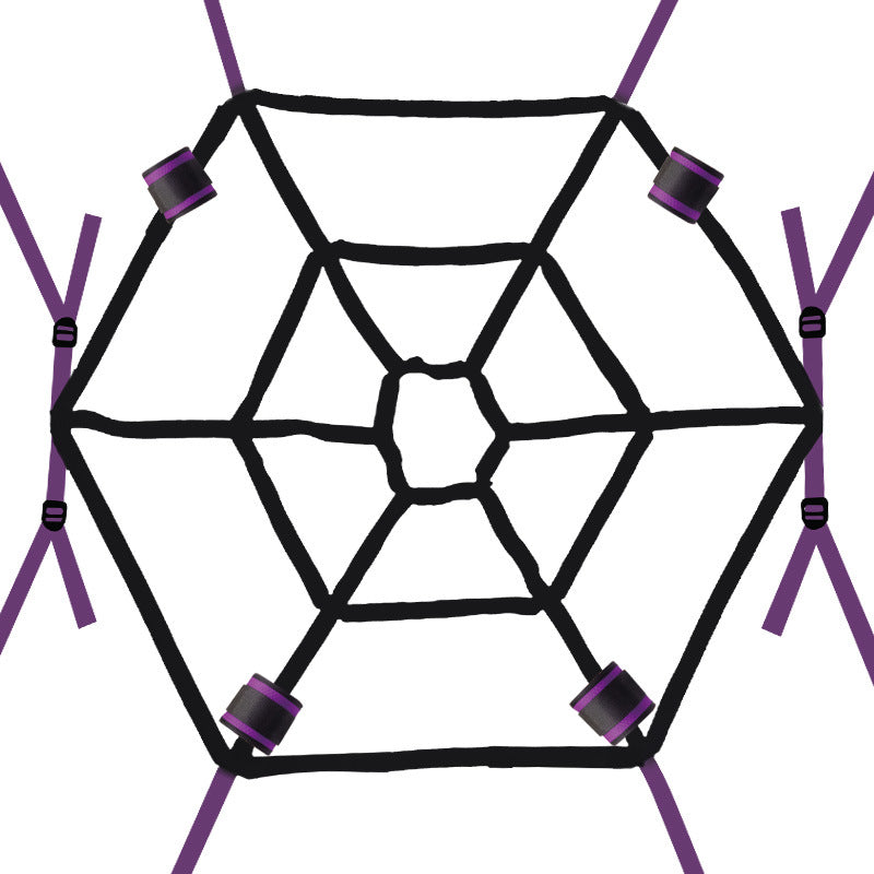 Come Closer De Lux Spider Web | Bed Bondage | Velcro Quick Release、mySite、bottomscart