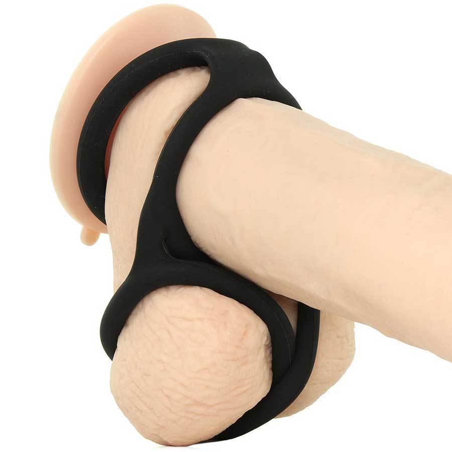 Big Man's Spreader Silicone Erection and Scrotum Enhancing Cock Ring、mySite、bottomscart