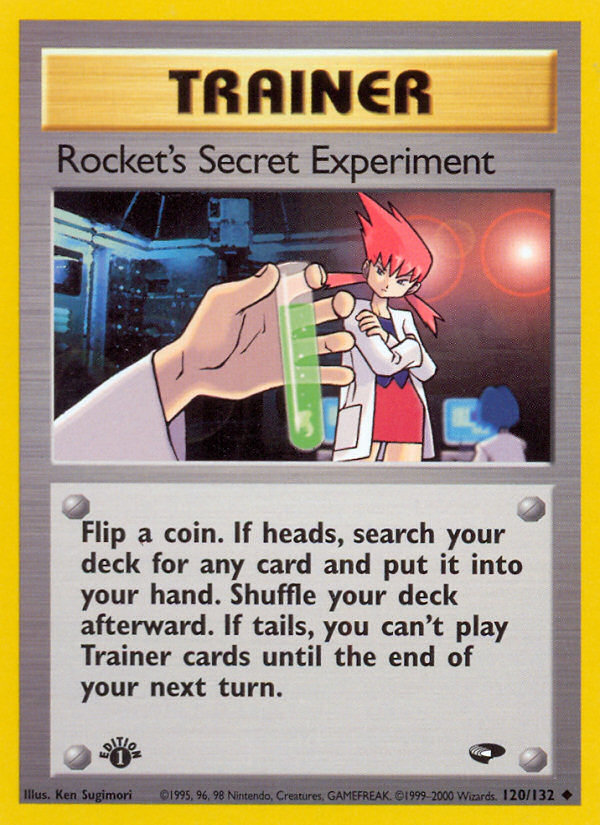 Rocket's Secret Experiment (120/132) Gym Challenge 1st Edition、mySite、waistdrama