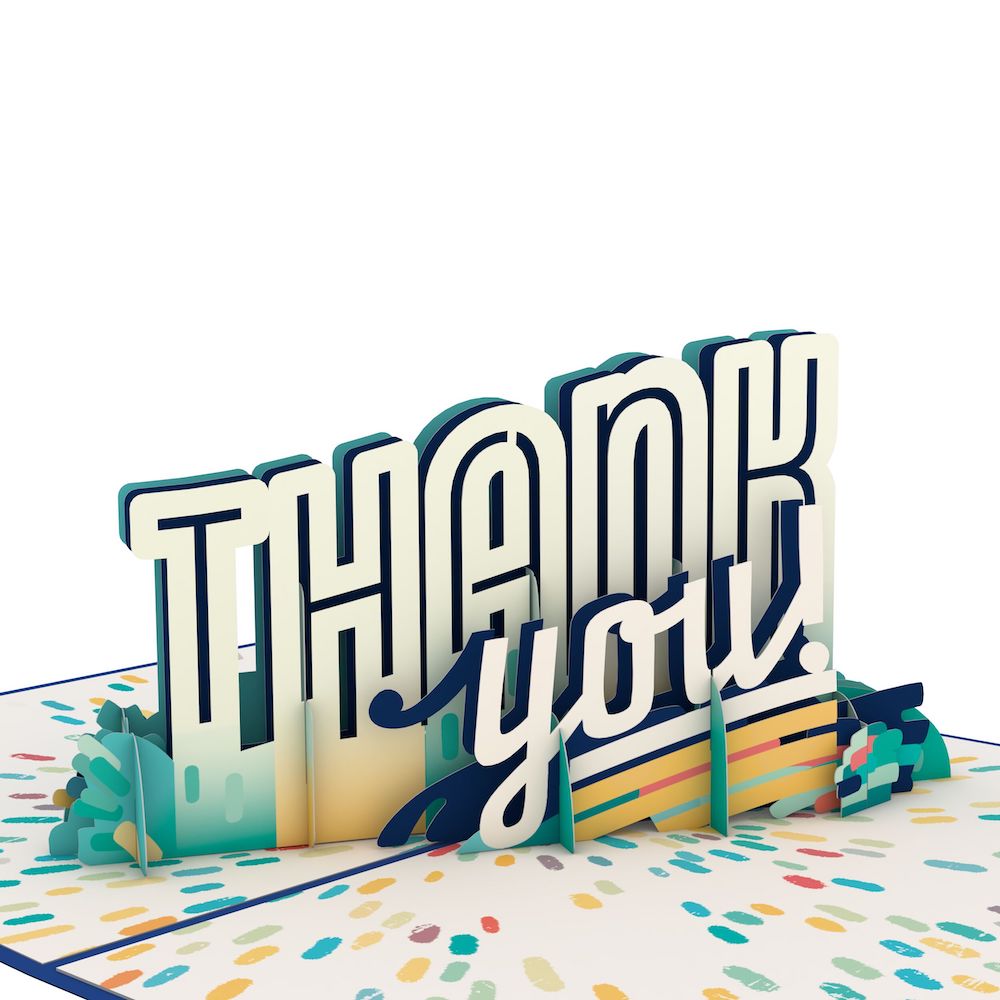 Colorful Thank You Pop-Up Card、mySite、solidvoid